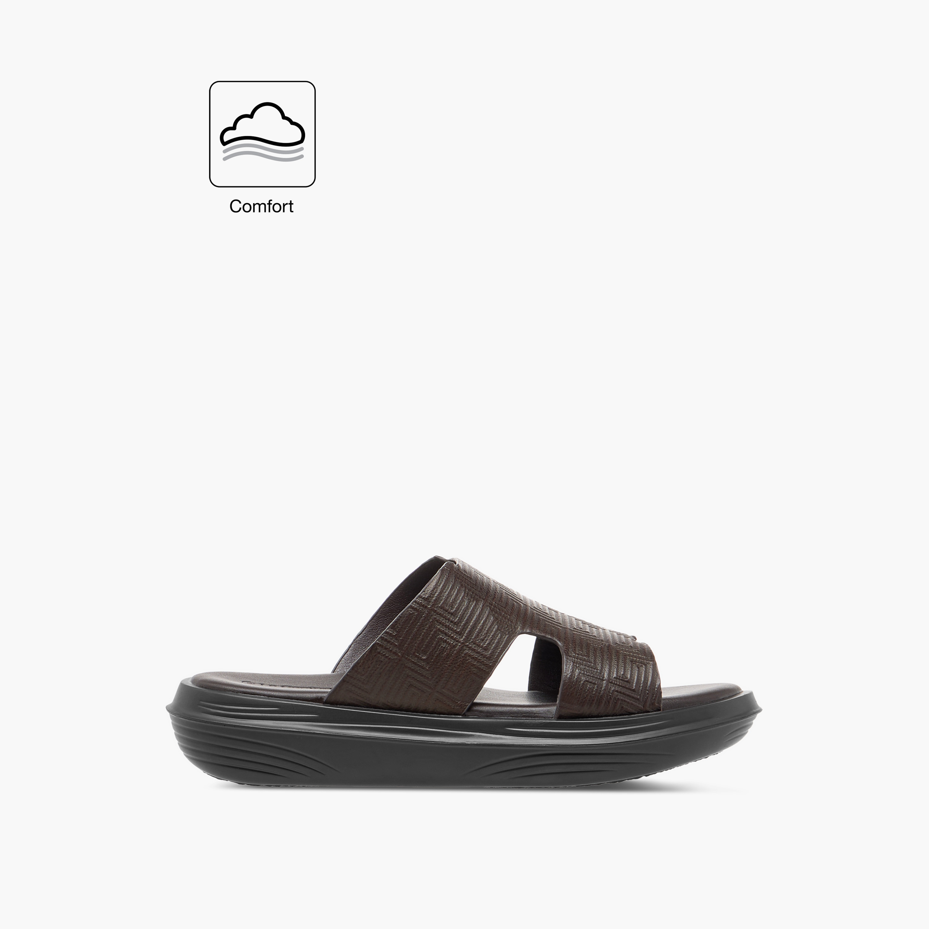 Le Confort Cutout Detail Slip-On Arabic Comfort Sandals-men-shoes-sandals-image-2
