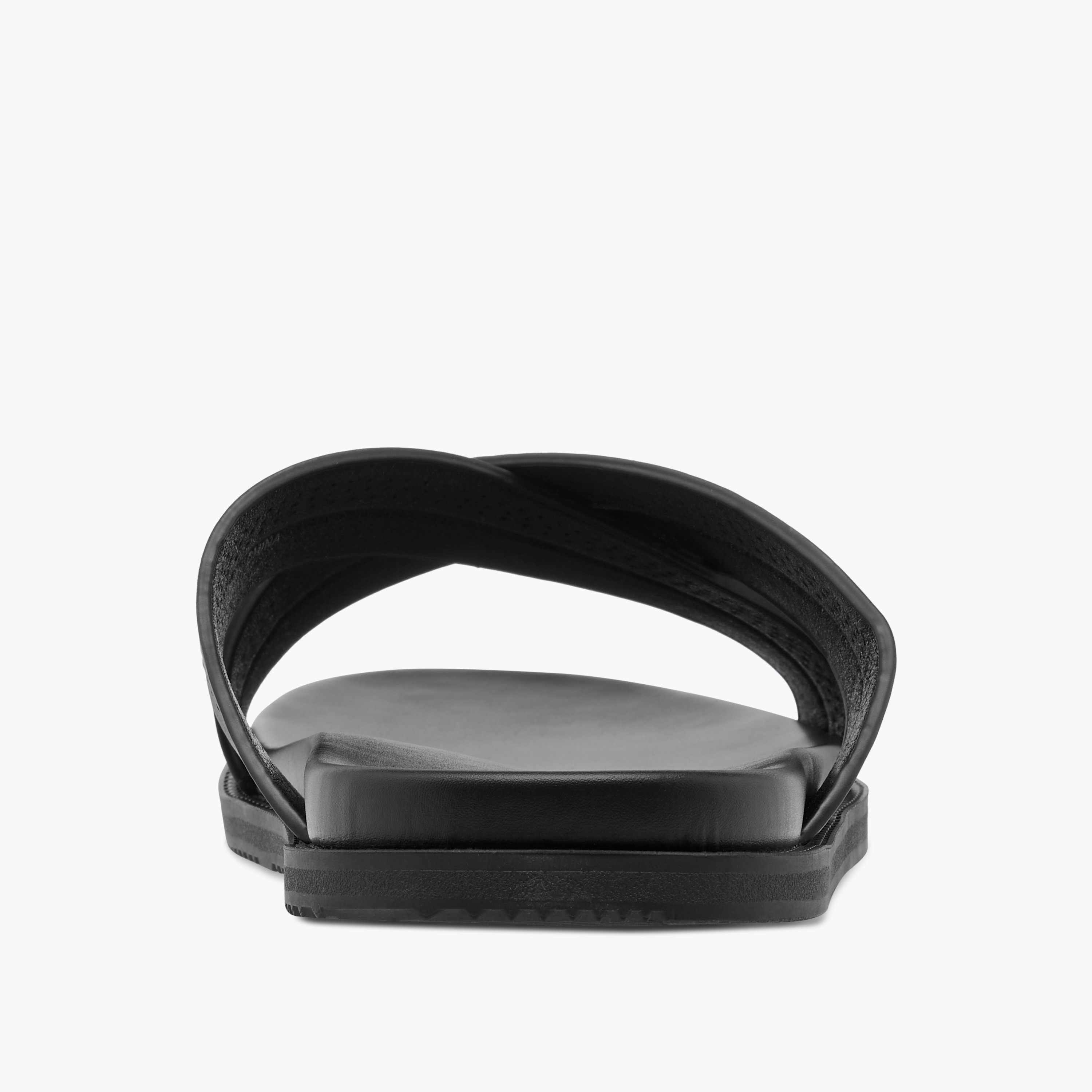 Le Confort Textured Cross Strap Slip-On Comfort Sandals-men-shoes-sandals-image-4