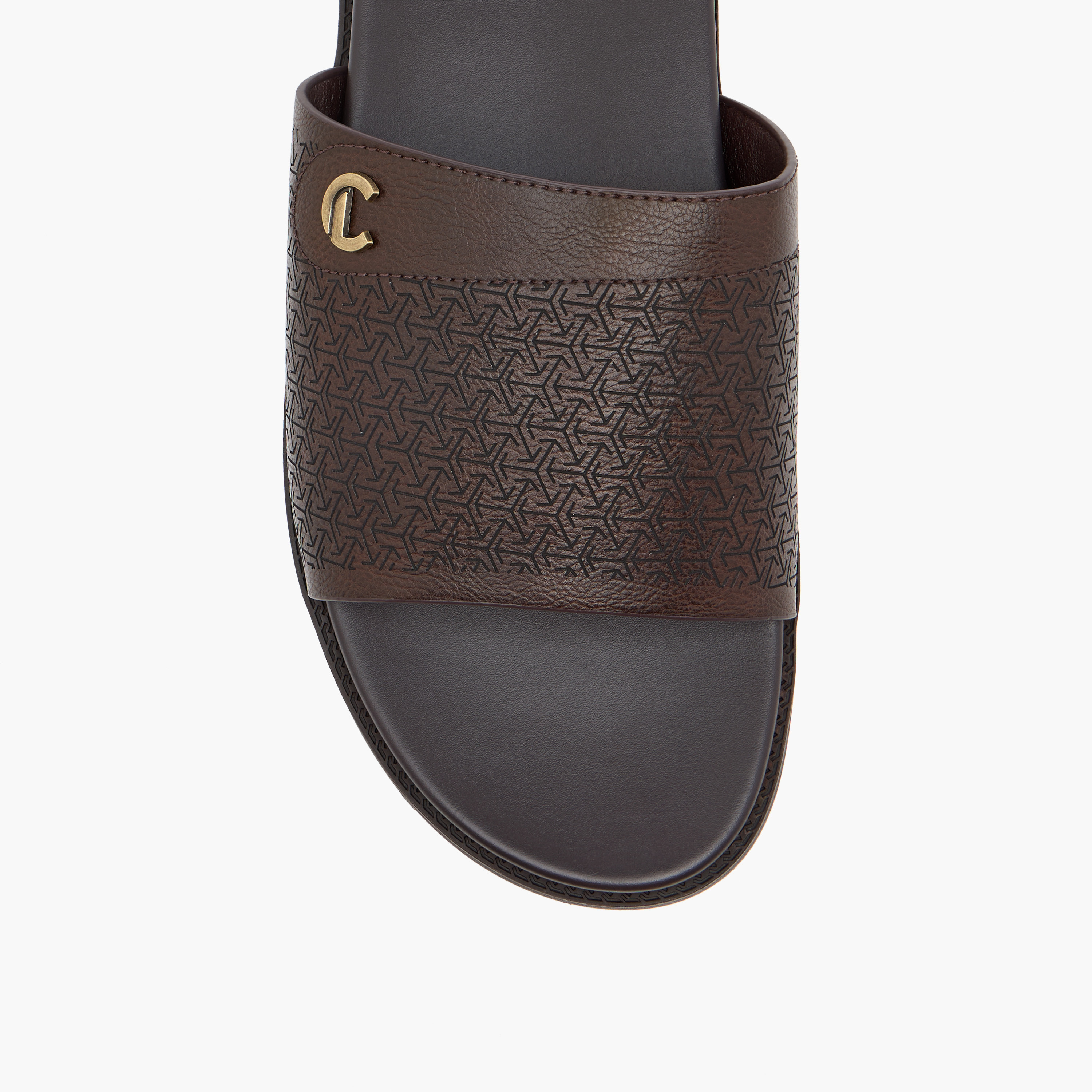 Le Confort Textured Slip-On Arabic Comfort Sandals-men-shoes-sandals-image-3