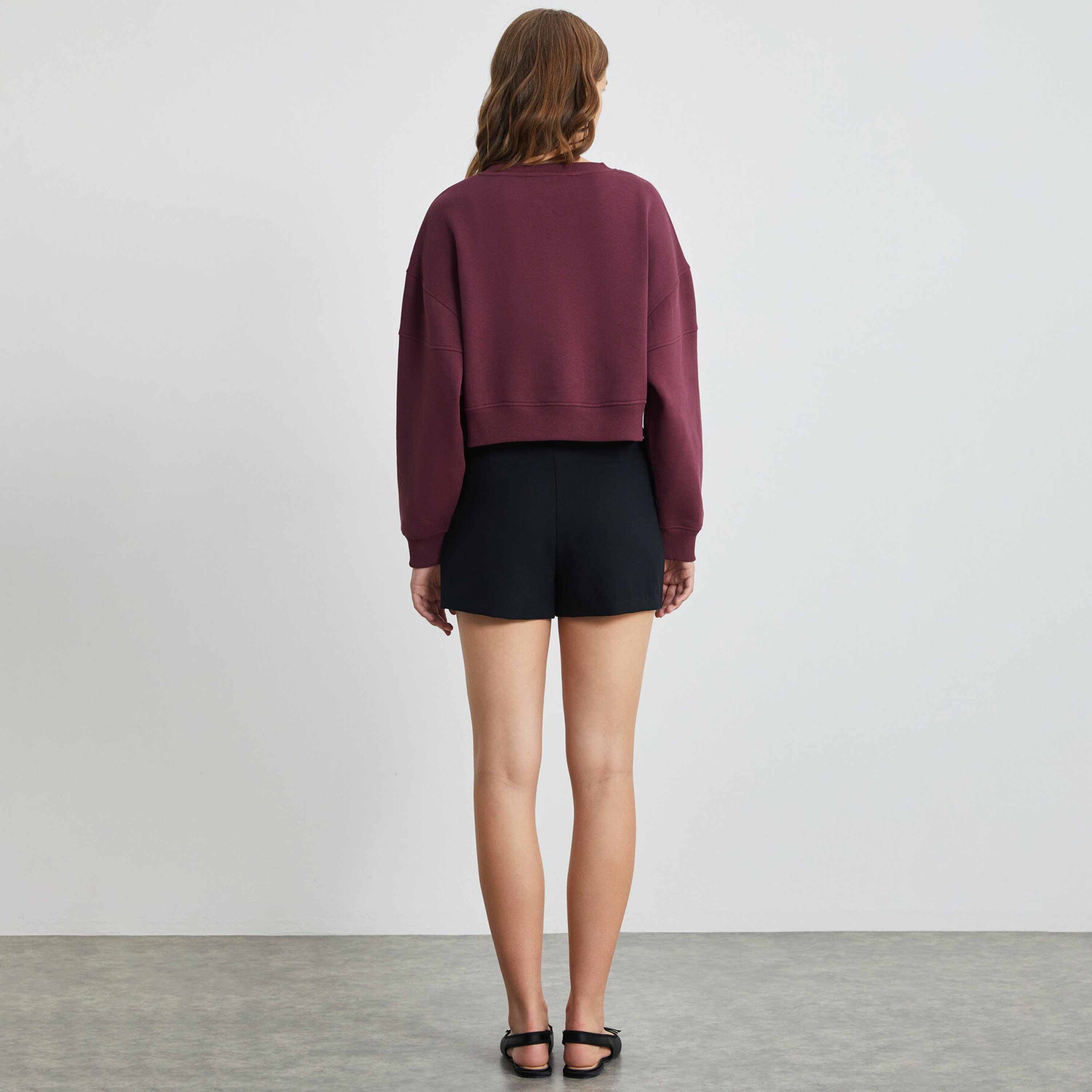 GRIMELANGE Burgundy Women's Sweatshirt-women-winterwear-hoodiesandsweatshirts-sweatshirts-image-3