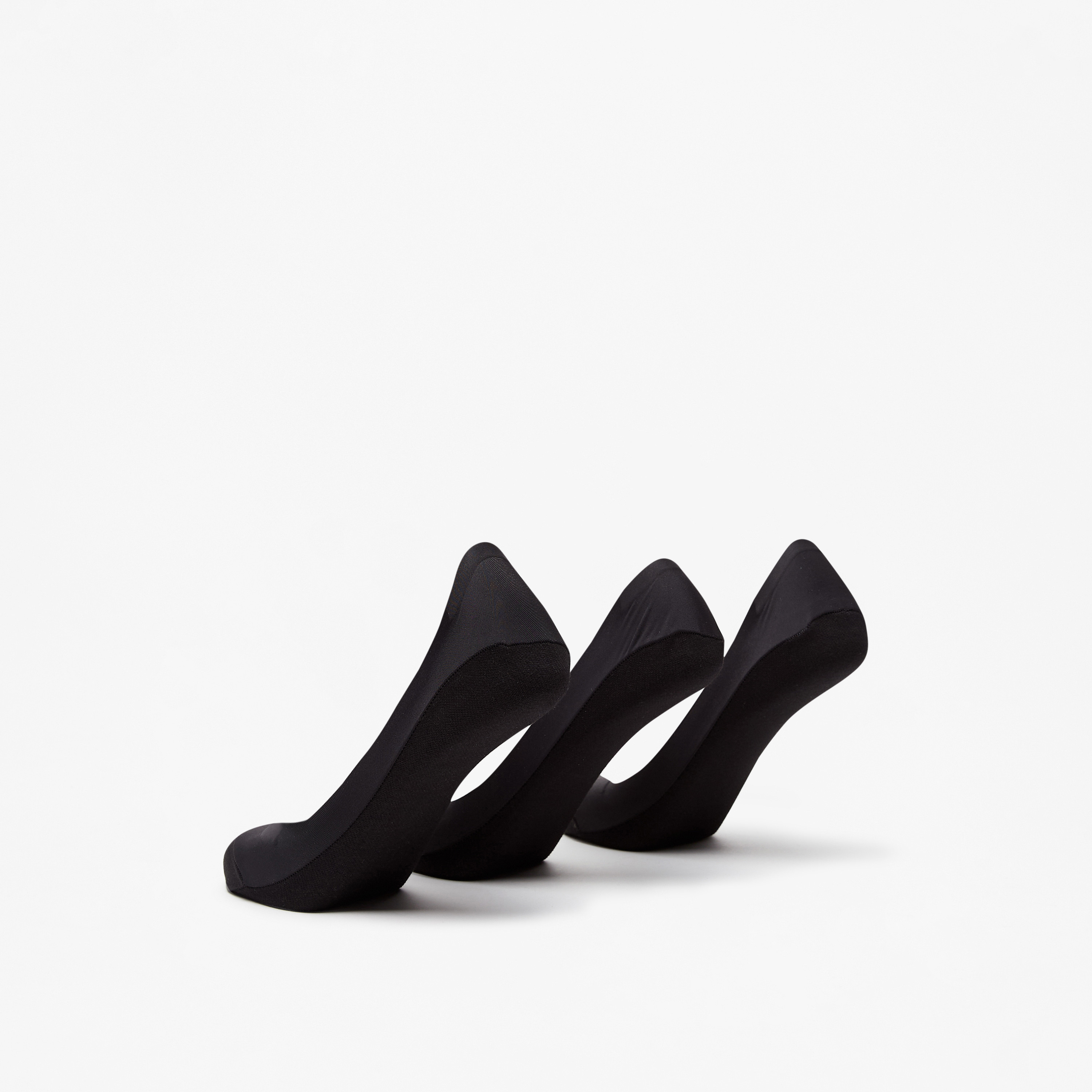 طقم جوارب غير مرئية 3 أزواج سادة من سيليست-women-socksandstockings-image-3
