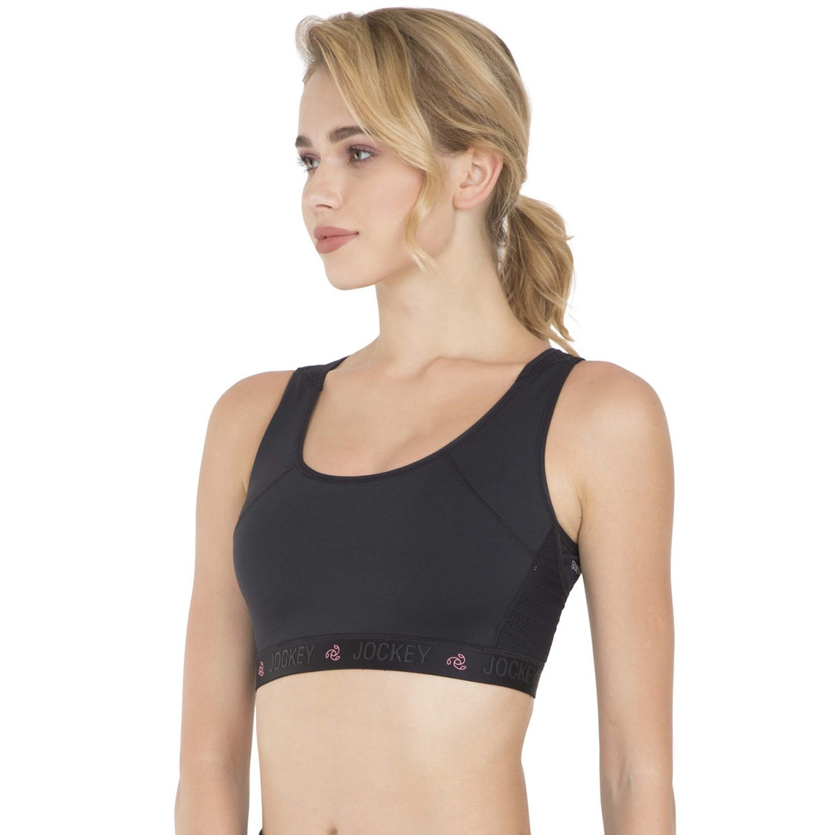 Jockey sports bra sales back closure