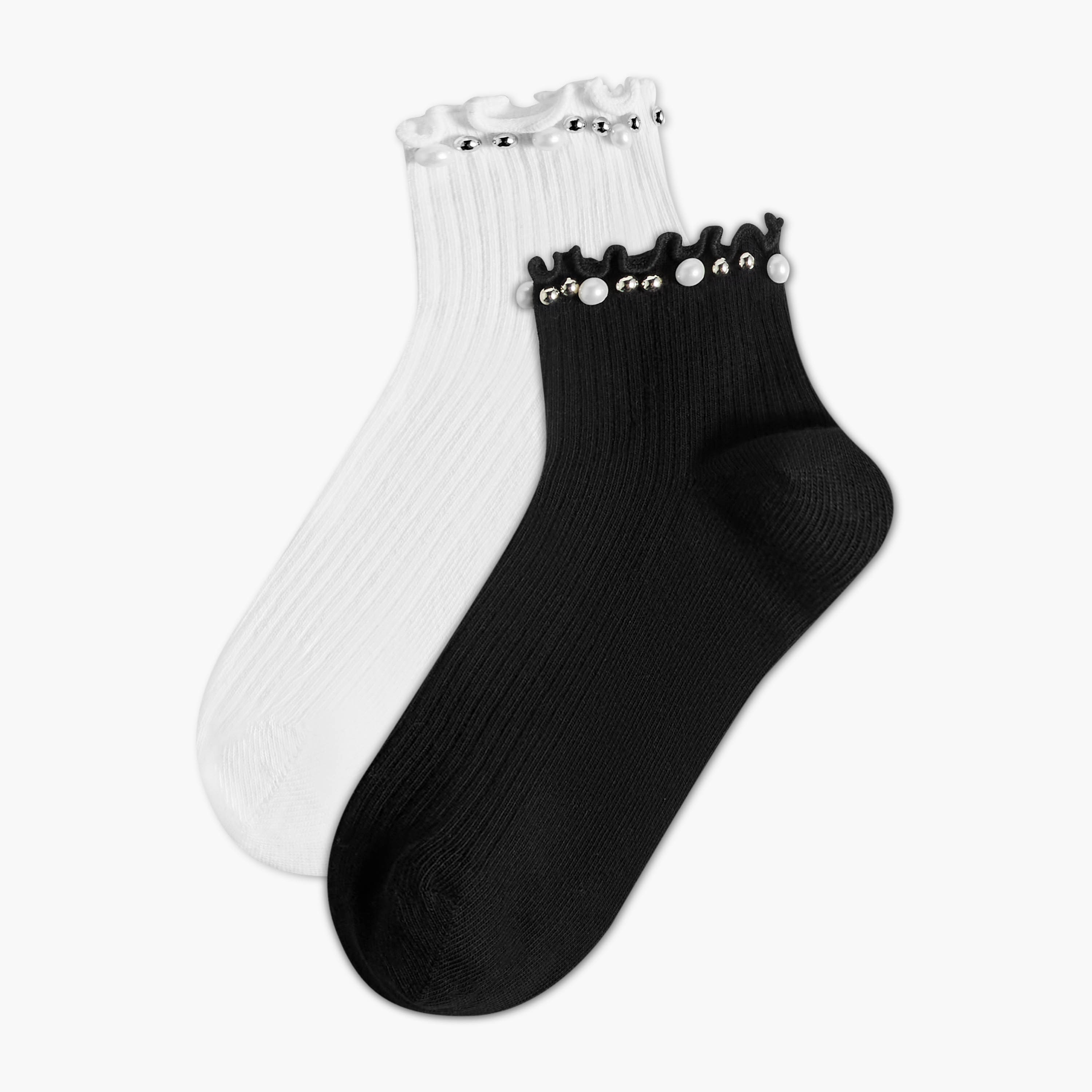 عبوة جوارب قطن قطعتين من سيليست-women-socksandstockings-image-1