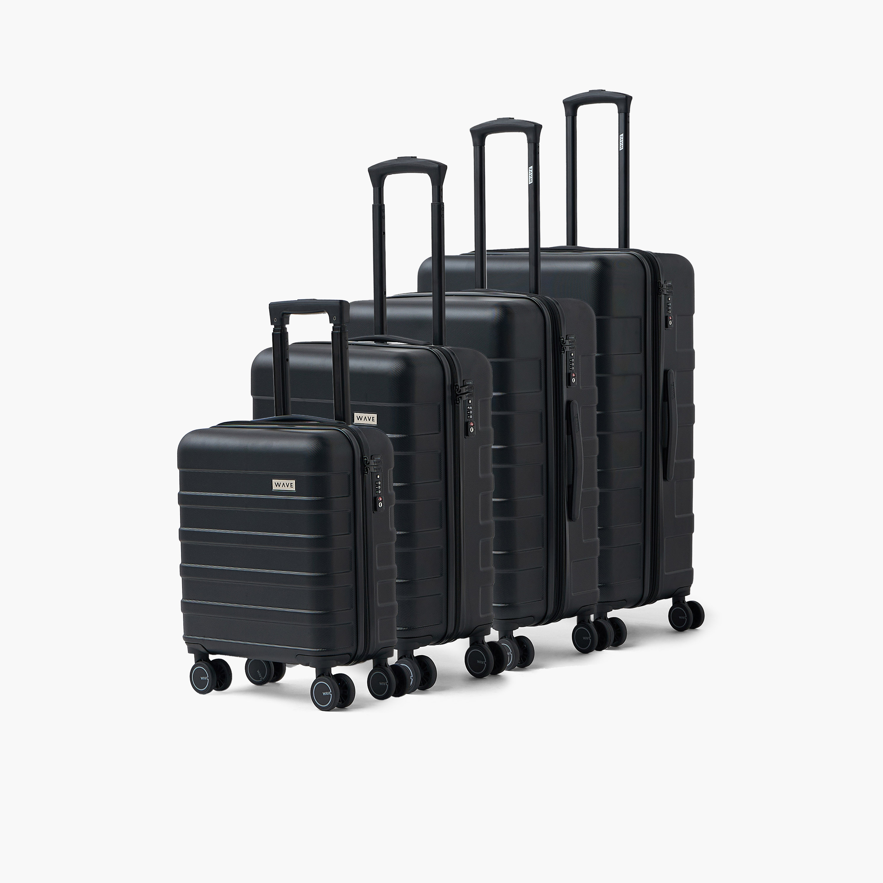 طقم شنط ترولي صلبة بمقبض قابل للسحب 4 قطع بارزة الملمس من ويف-travel-luggagesandbags-luggage-image-1