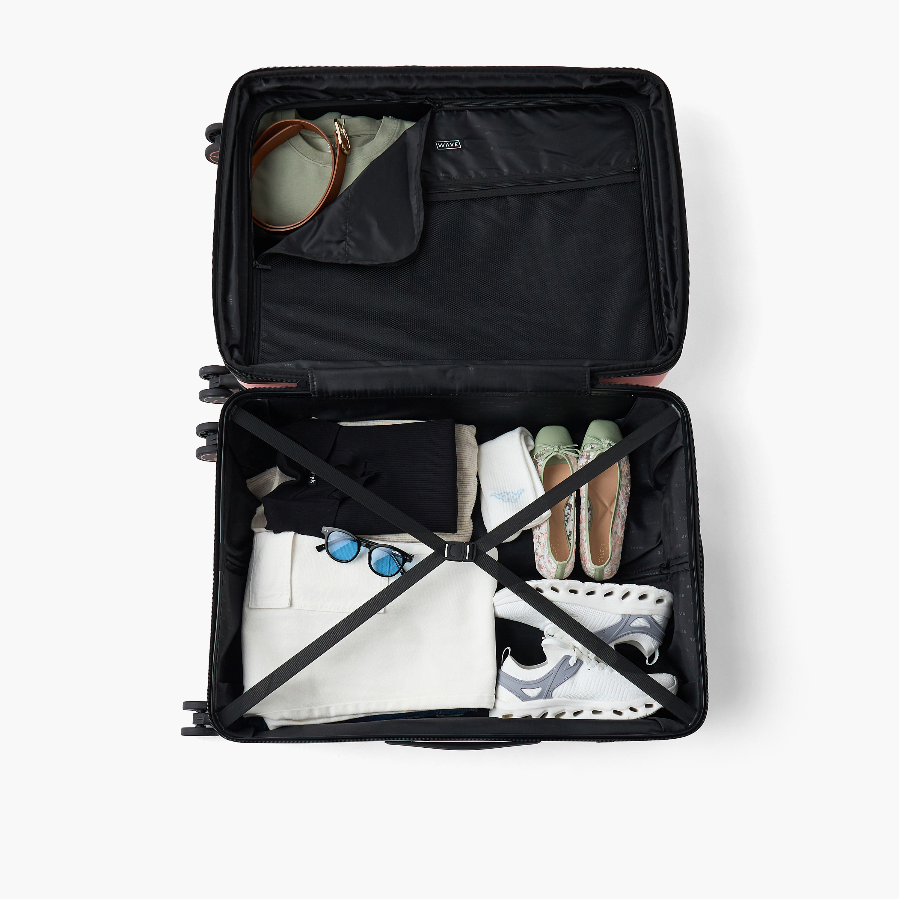 WAVE Textured Hardcase Trolley Bag with Retractable Handle - Set of 4-travel-luggagesandbags-luggage-image-14