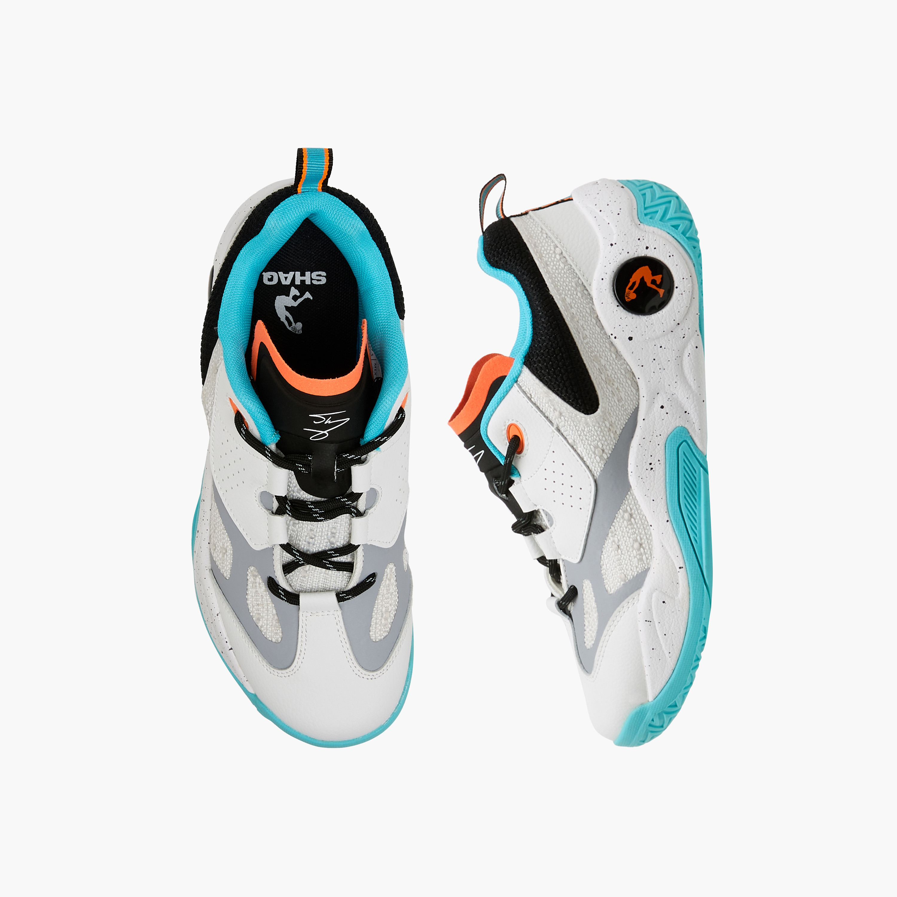 حذاء كرة سلة برباط إغلاق للأولاد من شاك-sports-gear-basketball-image-1