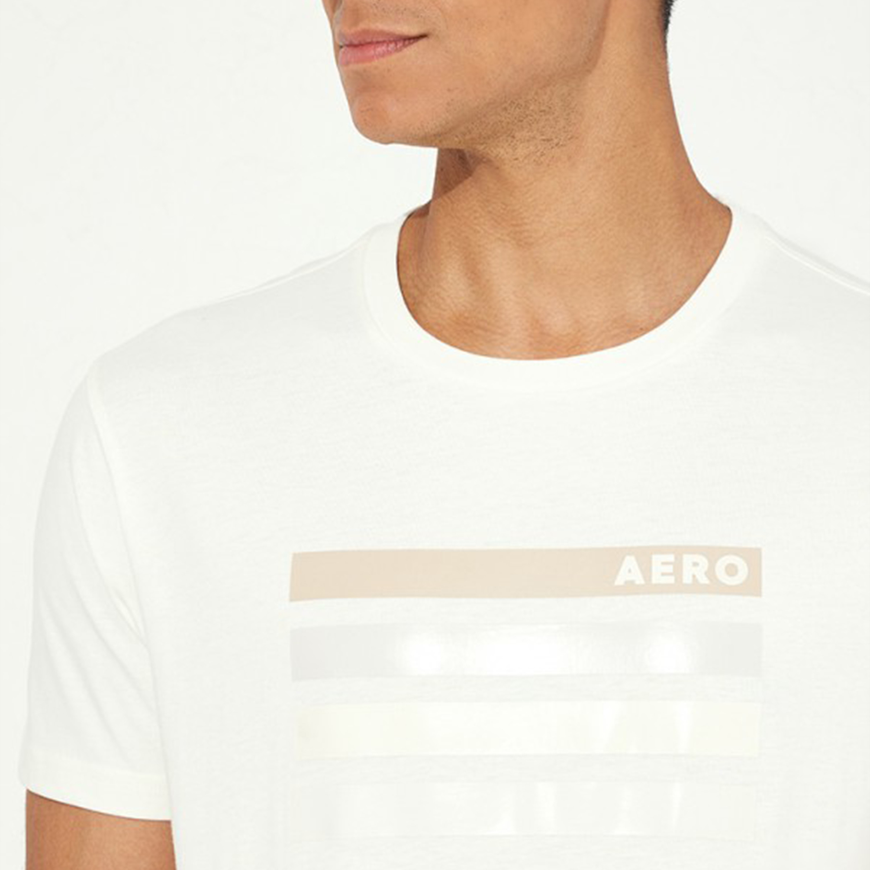 أيروبوستال- تي شيرت رجالي بغطاء للرأس وأكمام قصيرة وياقة مستديرة وشعار-men-clothing-tshirtsandpolos-tshirts-image-3