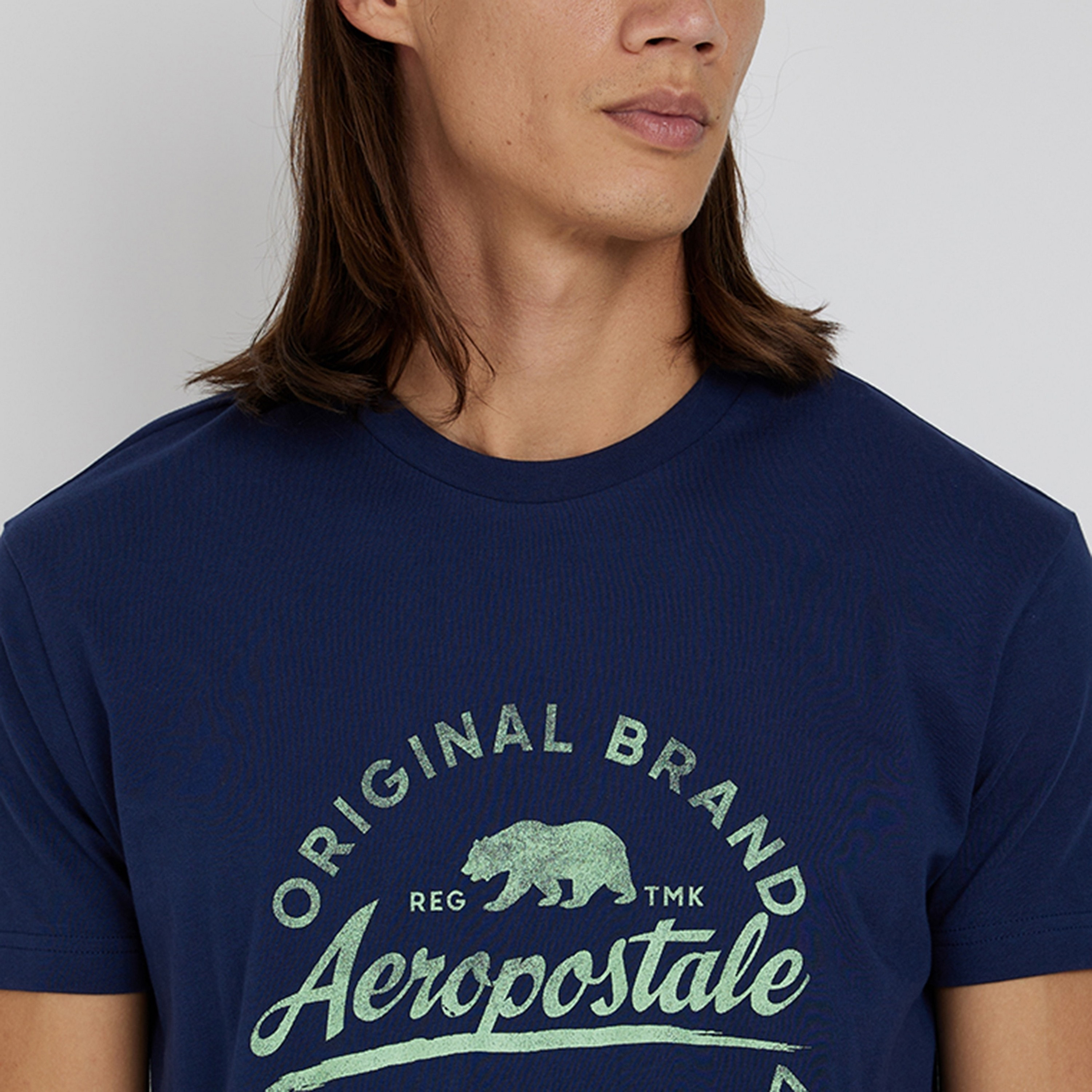 تي شيرت رجالي بأكمام قصيرة ورقبة دائرية وطبعة شعار من أيروبوستال-men-clothing-tshirtsandpolos-tshirts-image-11