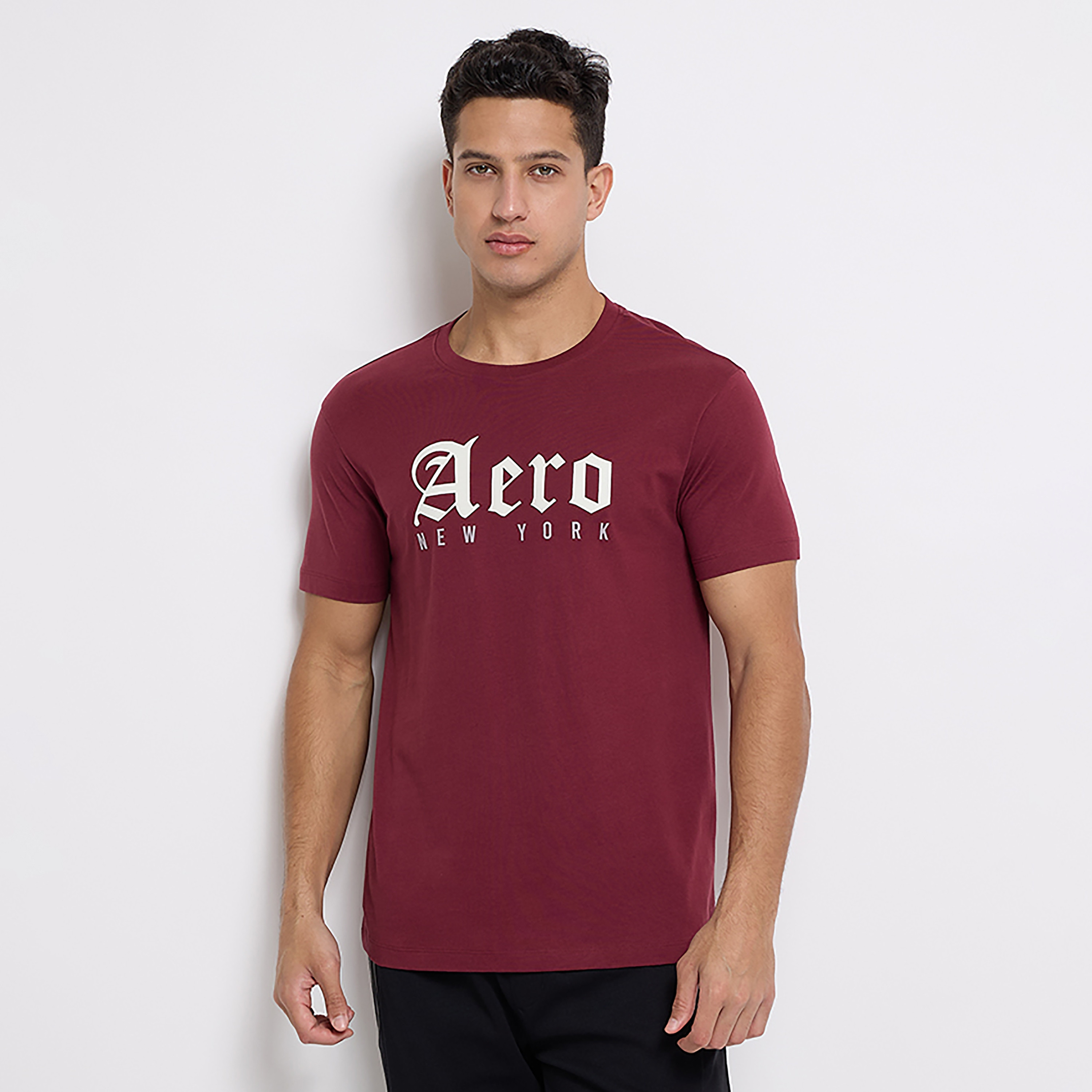 Aeropostale Logo Crew Neck Short Sleeves T-Shirt-men-clothing-tshirtsandpolos-tshirts-image-1