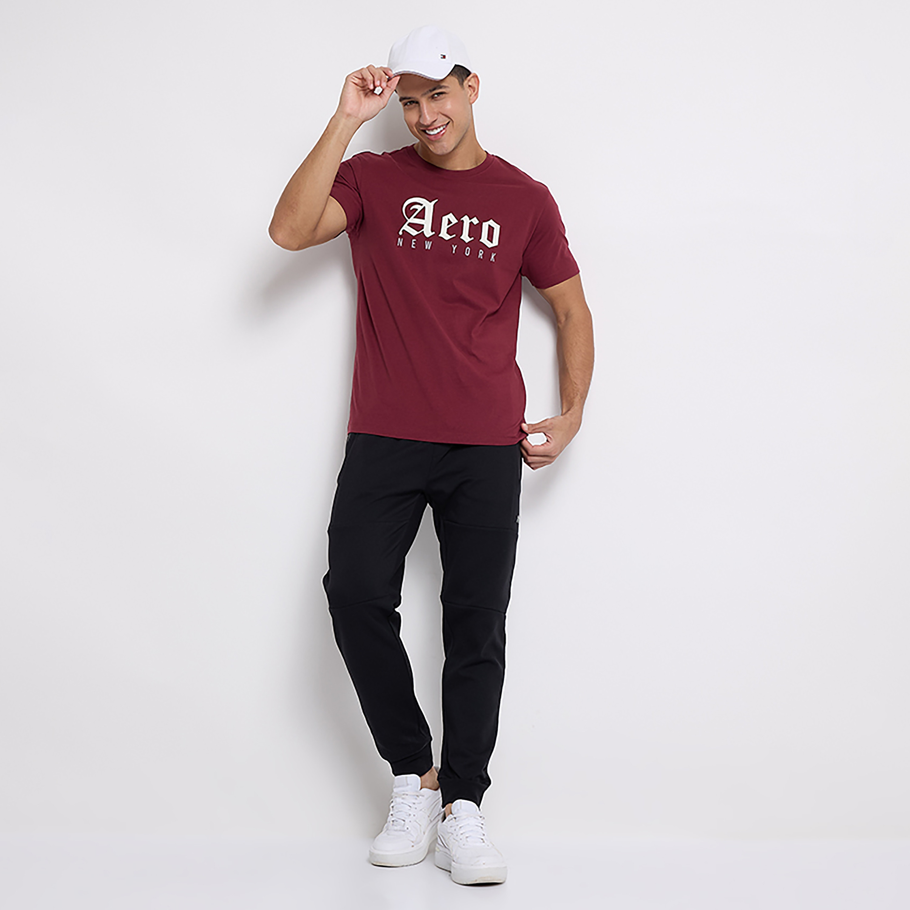 تي شيرت من ايروبوستال بأكمام قصيرة و ياقة مستديرة مع شعار-men-clothing-tshirtsandpolos-tshirts-image-2