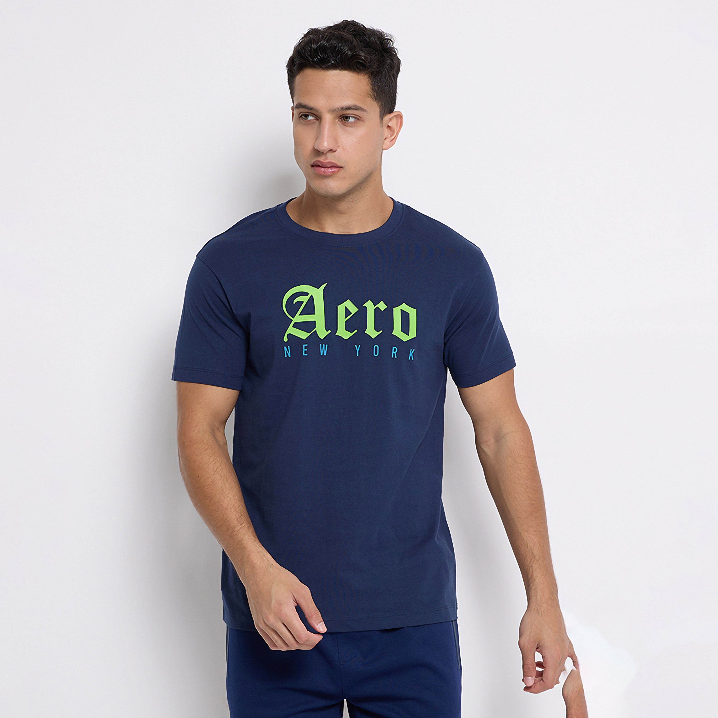 تي شيرت من ايروبوستال بأكمام قصيرة و ياقة مستديرة مع شعار-men-clothing-tshirtsandpolos-tshirts-image-5