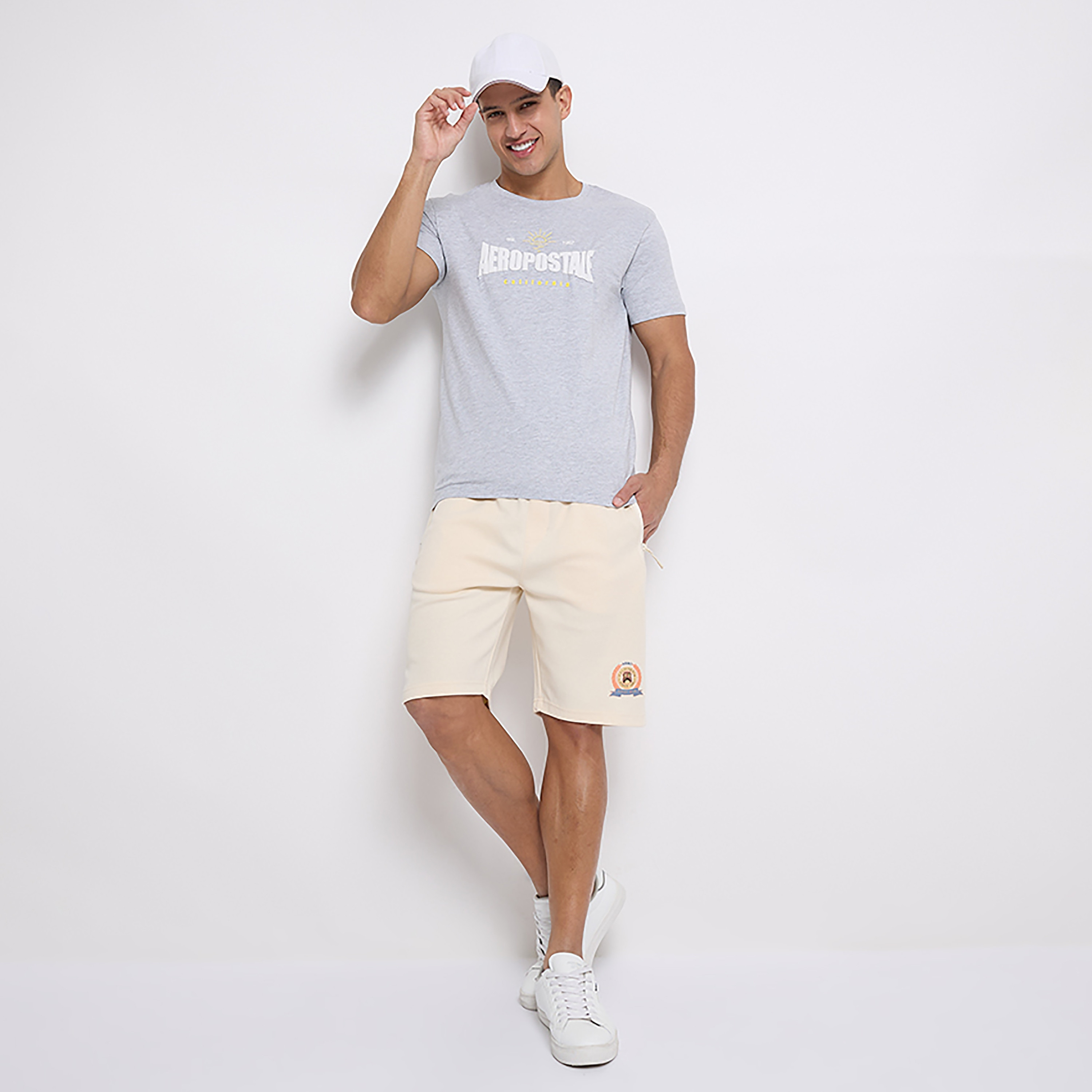 Aeropostale Logo Crew Neck Short Sleeves T-Shirt-men-clothing-tshirtsandpolos-tshirts-image-2