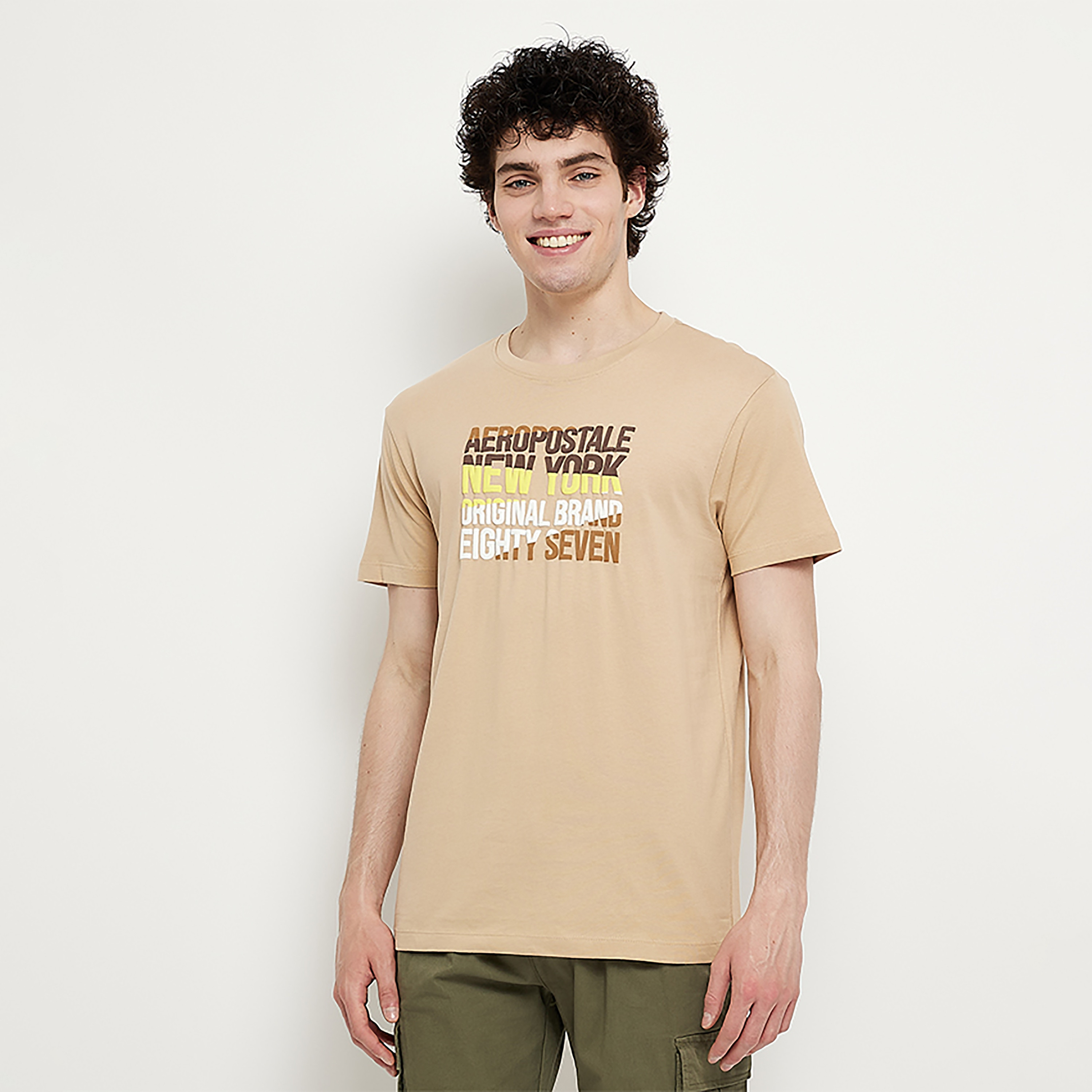 Aeropostale Printed Crew Neck Short Sleeves T-Shirt-men-clothing-tshirtsandpolos-tshirts-image-1
