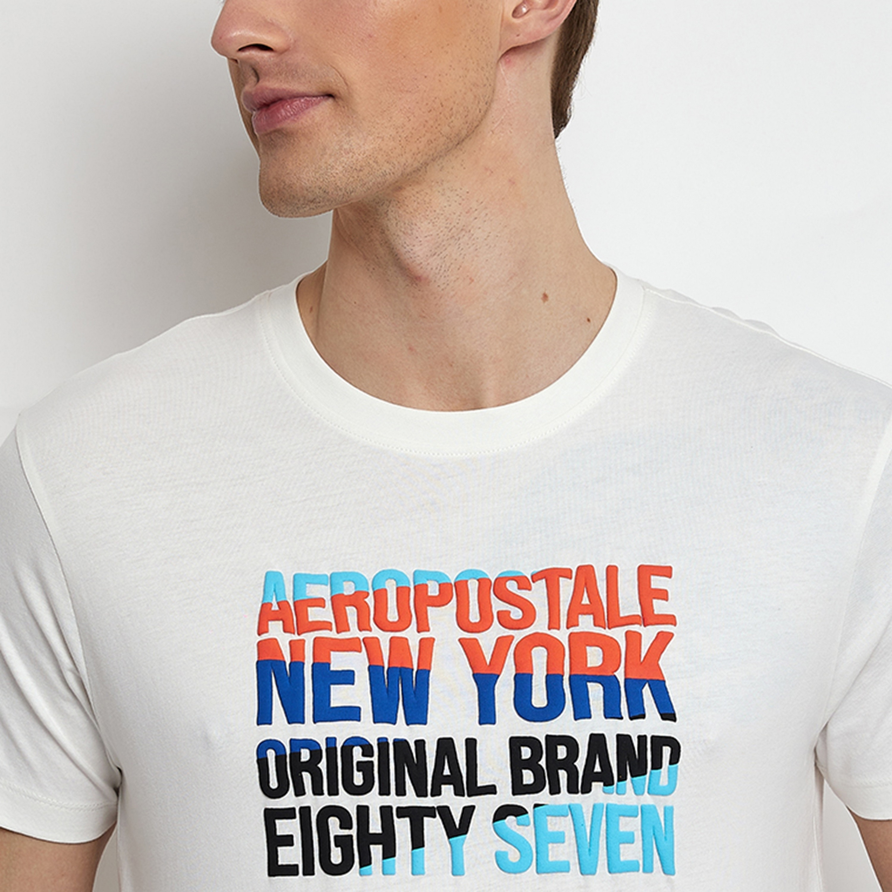 Aeropostale Printed Crew Neck Short Sleeves Men's T-Shirt-men-clothing-tshirtsandpolos-tshirts-image-3