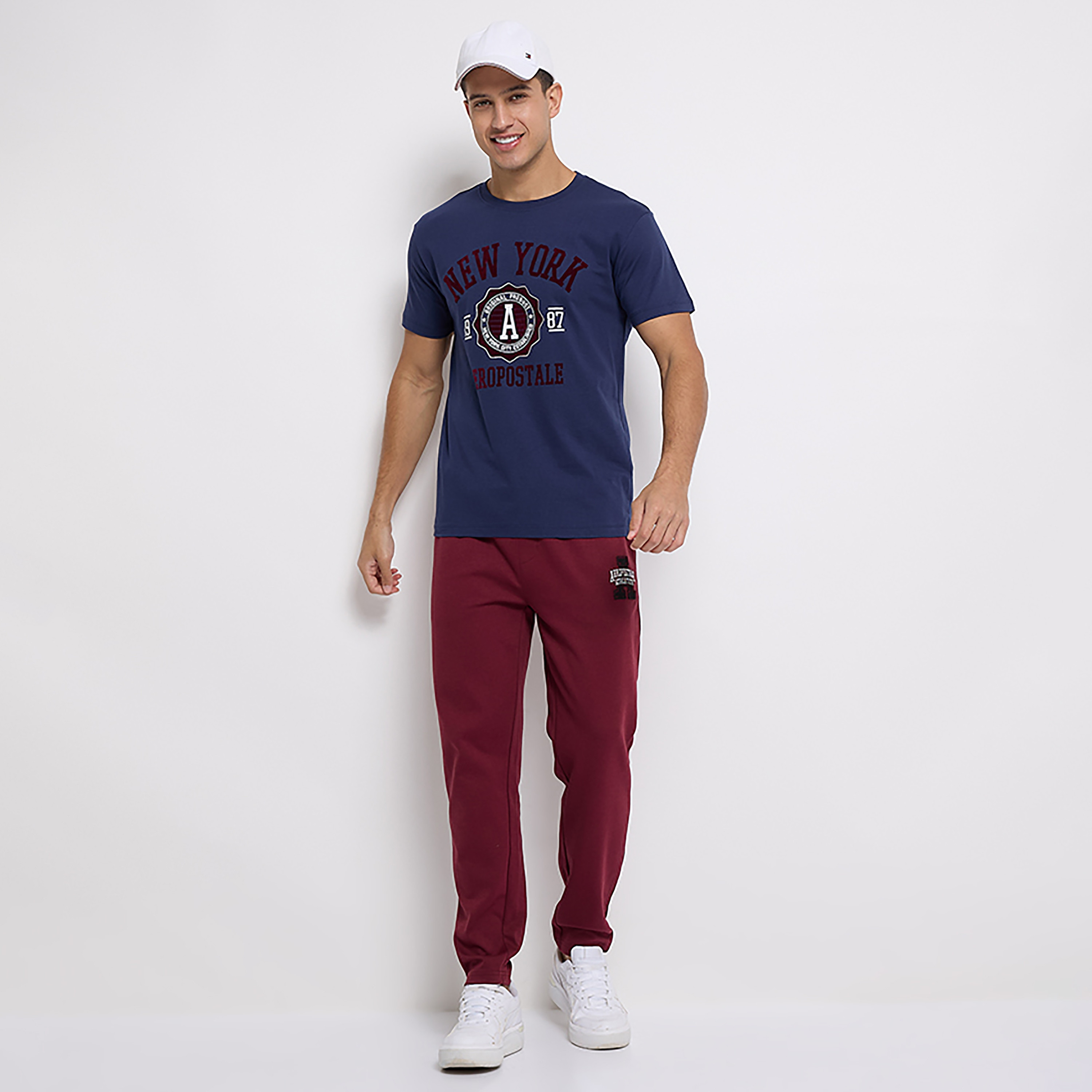 تي شيرت من ايروبوستال بأكمام قصيرة و ياقة مستديرة مع طبعات-men-clothing-tshirtsandpolos-tshirts-image-6