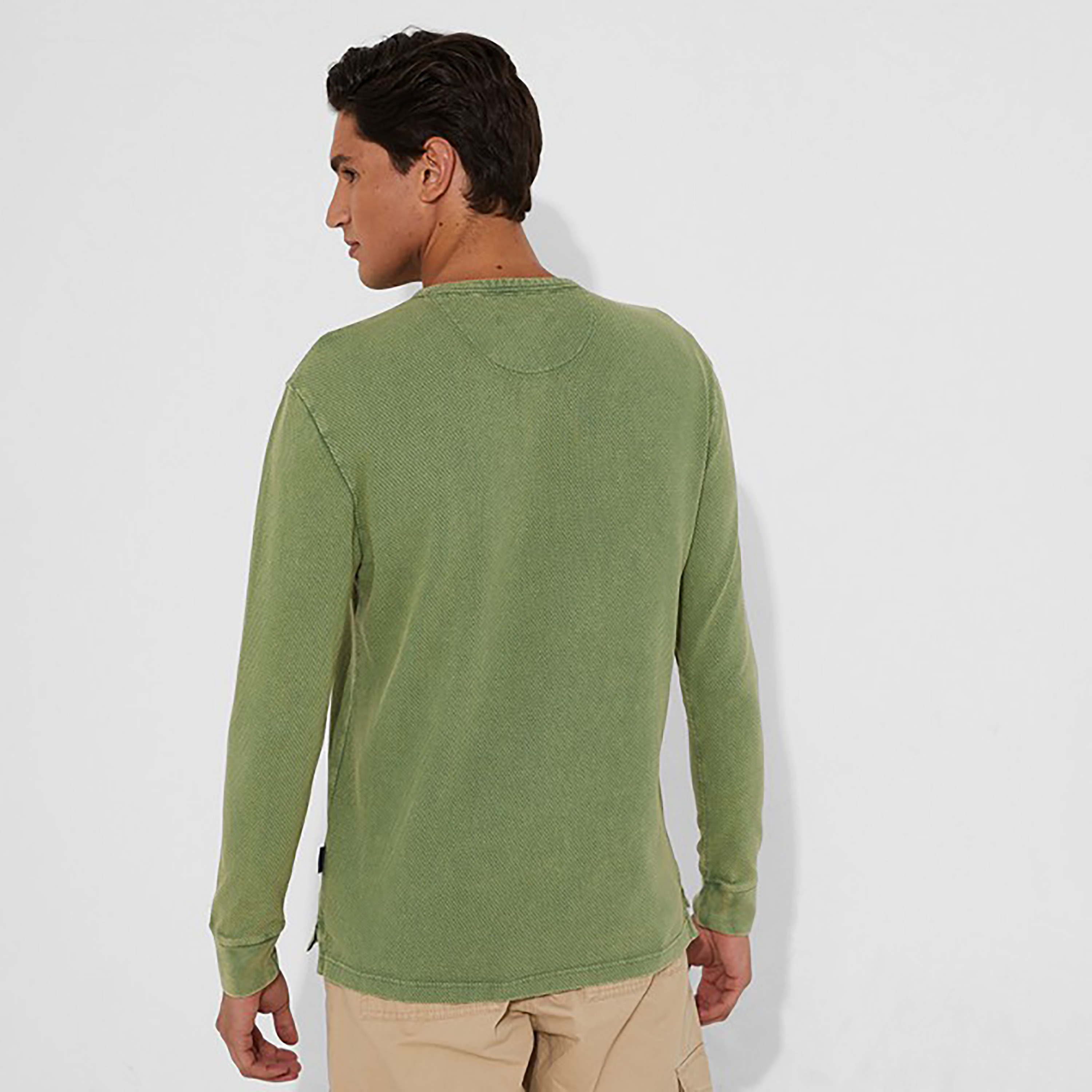 تيشيرت ذو مزخرف بأكمام طويلة ورقبة هينلي من إيروبوستال-men-clothing-tshirtsandpolos-tshirts-image-12
