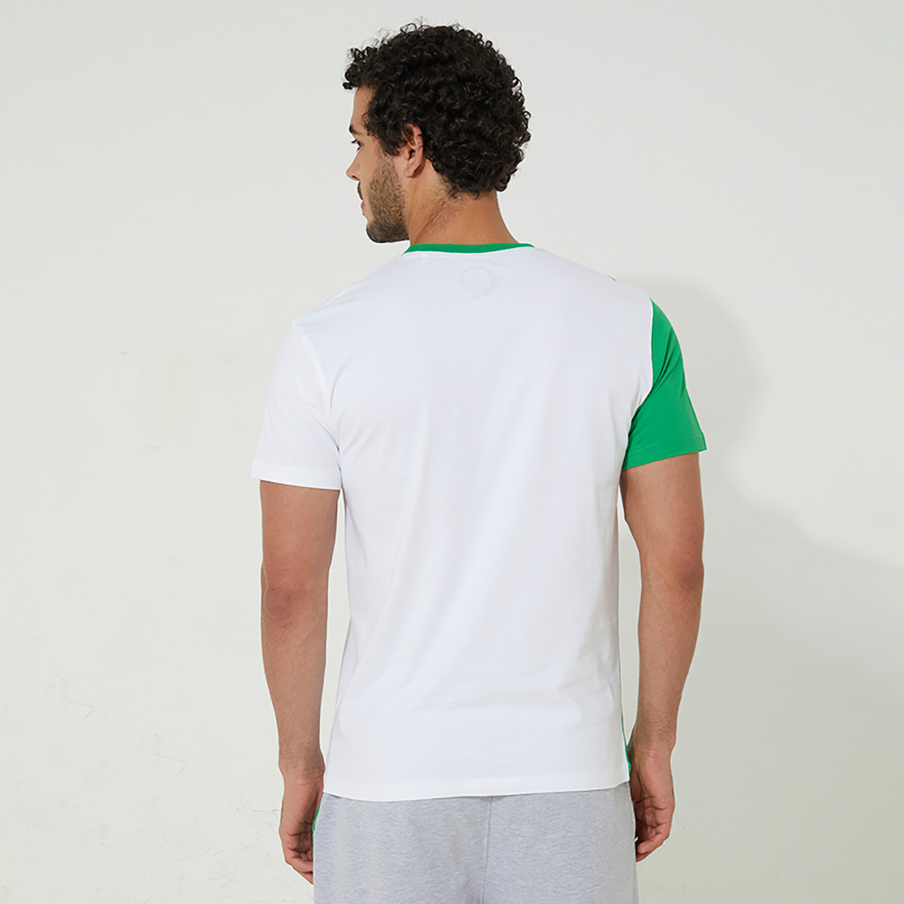 Aeropostale Men Green Embroidered Crew Neck Short Sleeves T-Shirt-men-clothing-sportswearandactivewear-tshirtsandpolos-image-2