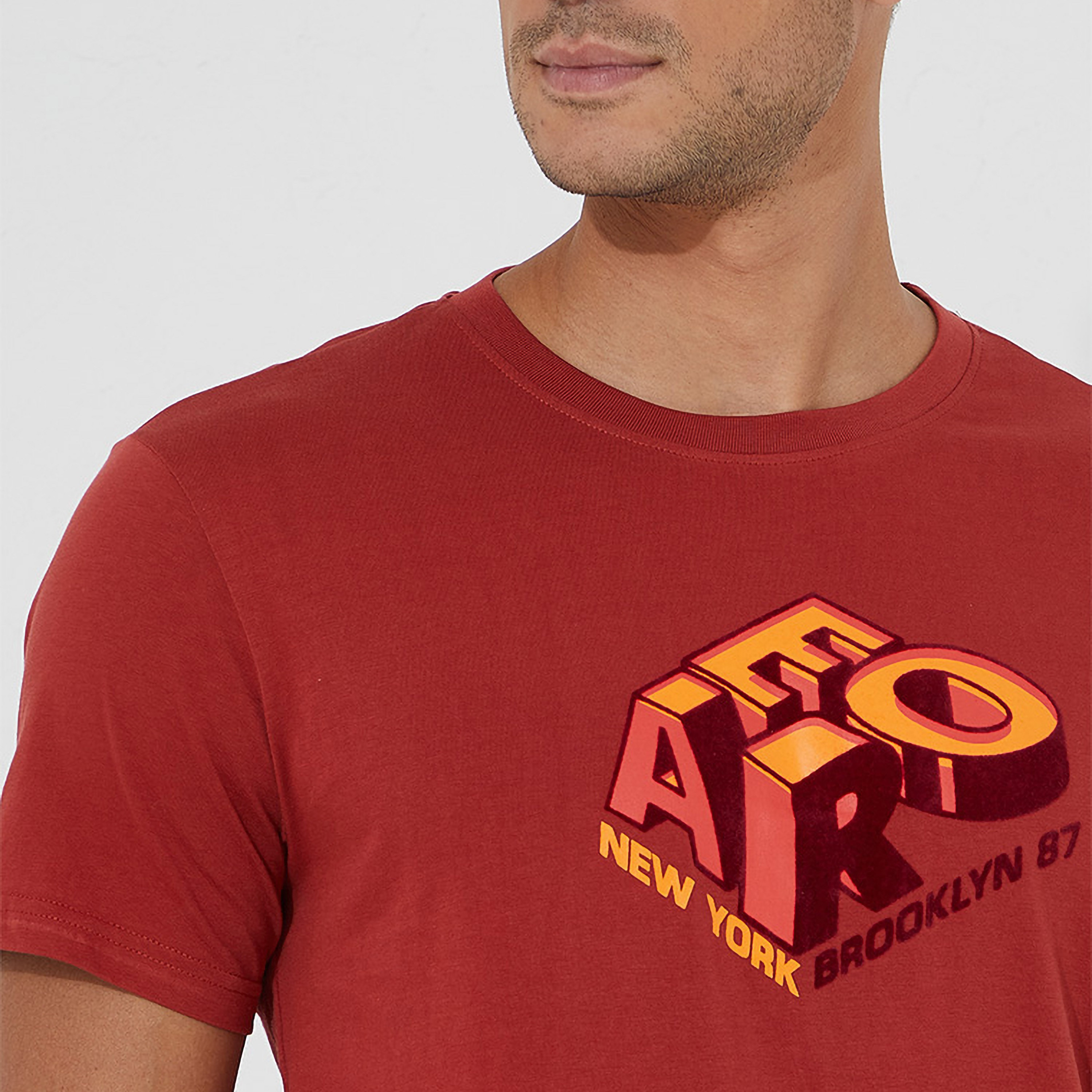 Aeropostale Logo Crew Neck Short Sleeves Men's T-Shirt-men-clothing-tshirtsandpolos-tshirts-image-3