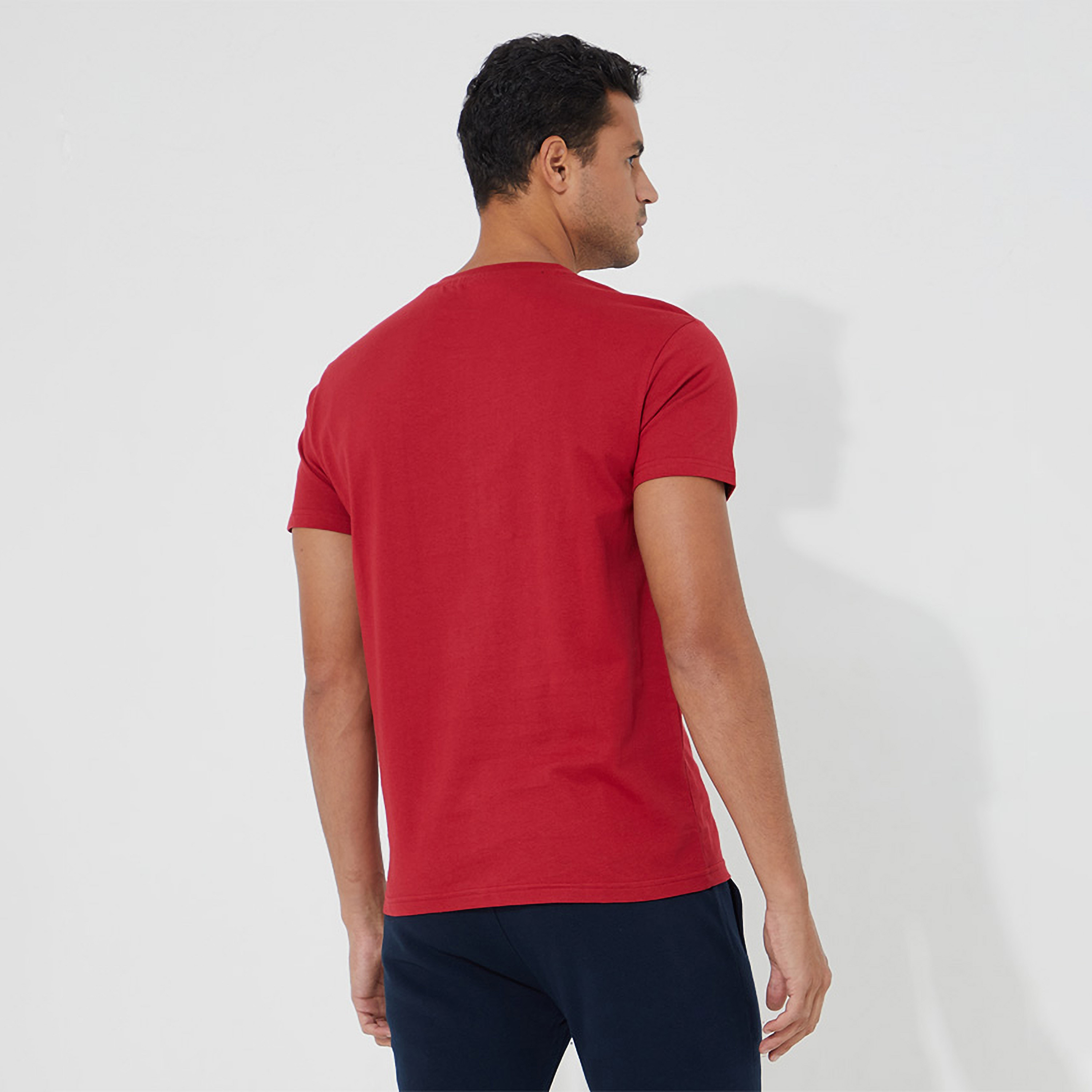 Aeropostale Plain Crew Neck Short Sleeves Men's T-Shirt-men-clothing-tshirtsandpolos-tshirts-image-4