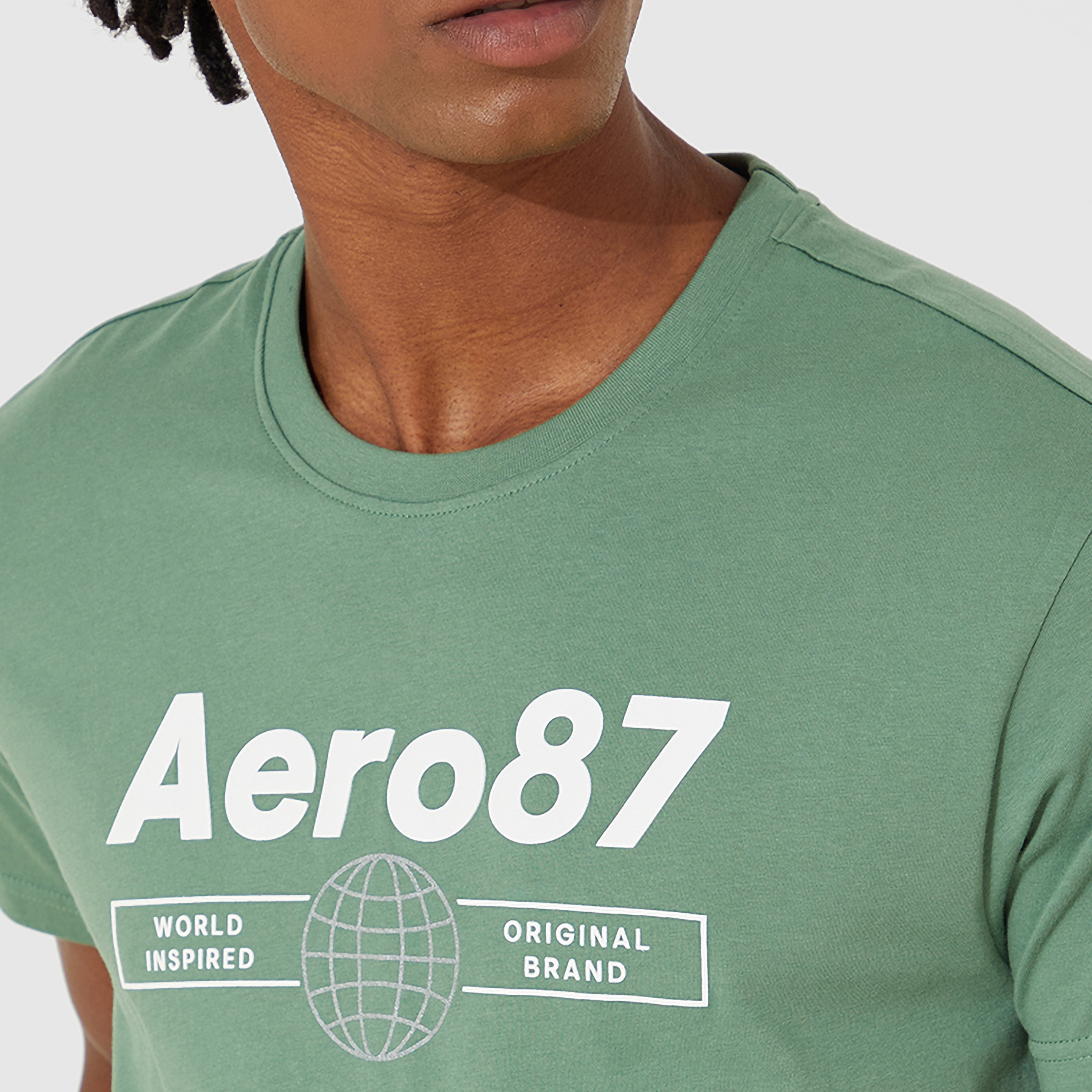 Aeropostale Logo Crew Neck Short Sleeves Men's T-Shirt-men-clothing-tshirtsandpolos-tshirts-image-3
