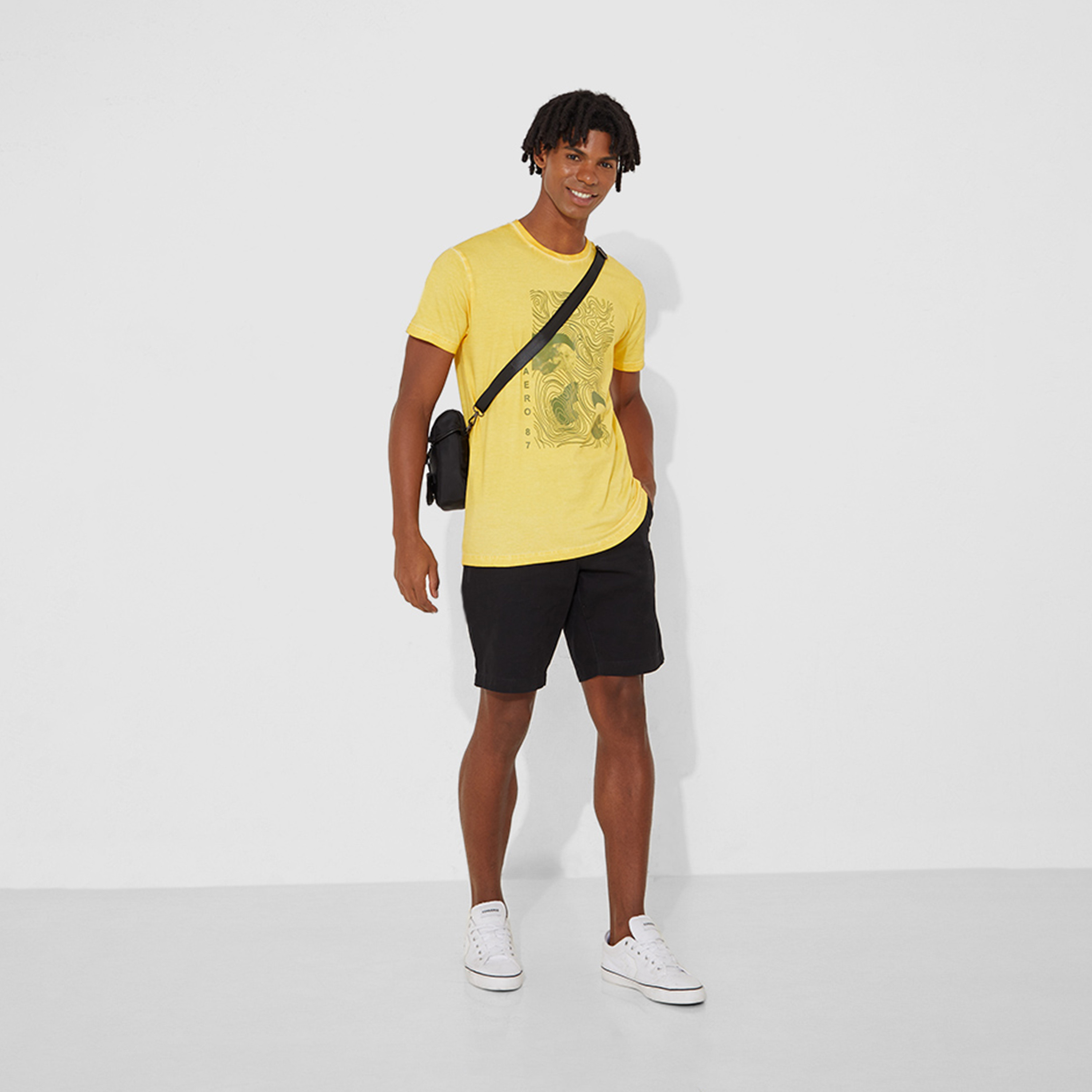 ايروبوستيل- تي شيرت رجالي برسومات جرافيكية وأكمام قصيرة وياقة دائرية-men-clothing-tshirtsandpolos-tshirts-image-2