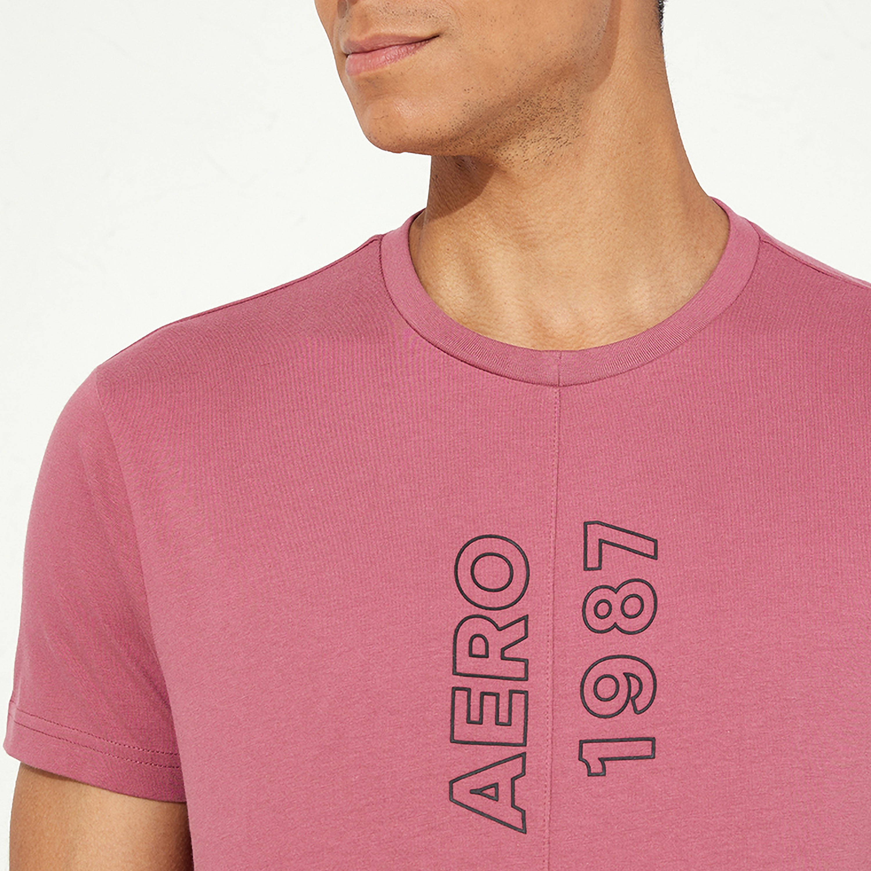 Aeropostale Logo Crew Neck Short Sleeves Men's T-Shirt-men-clothing-tshirtsandpolos-tshirts-image-3