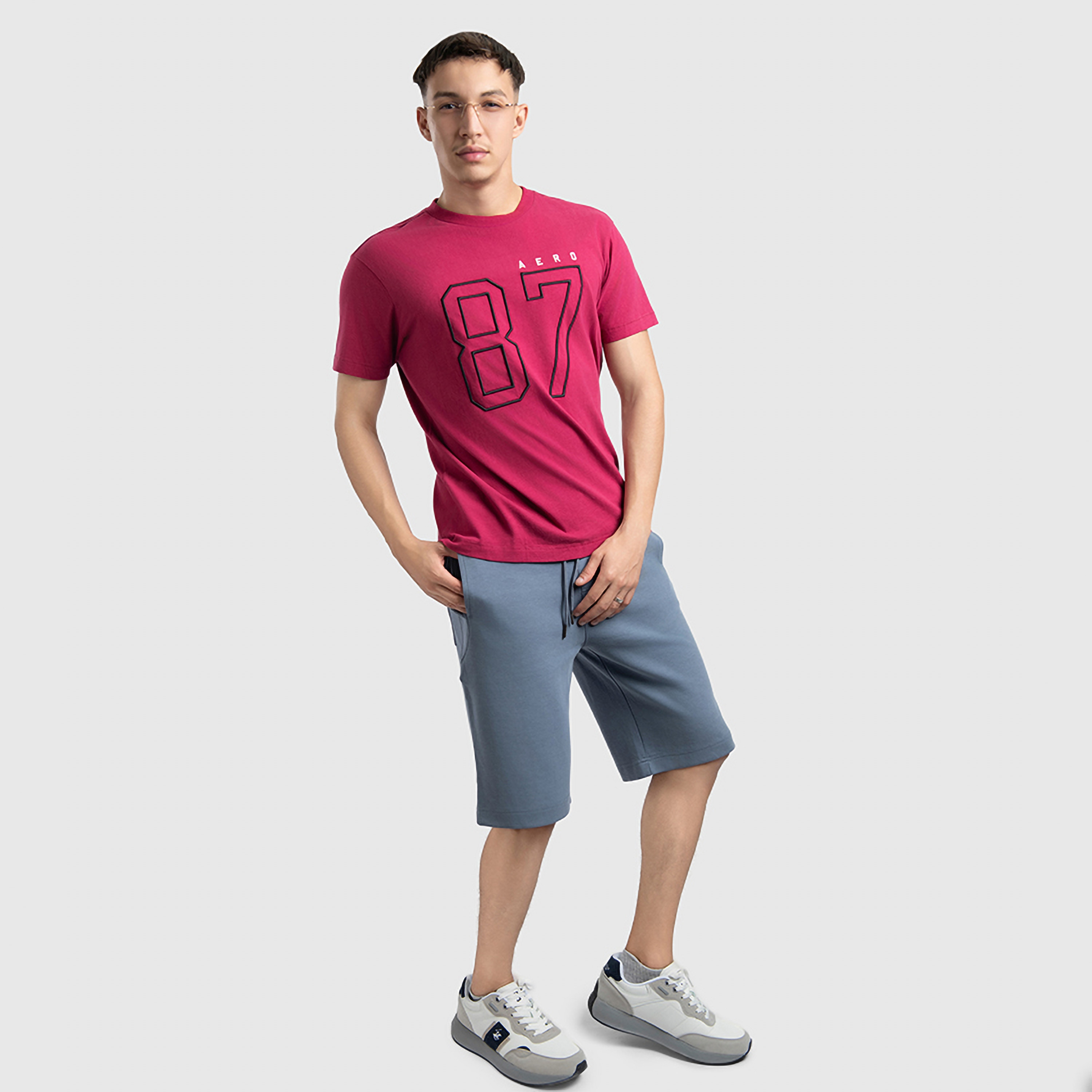 تي شيرت رجالي بأكمام قصيرة ورقبة دائرية مطرزة من أيروبوستال-men-clothing-tshirtsandpolos-tshirts-image-6