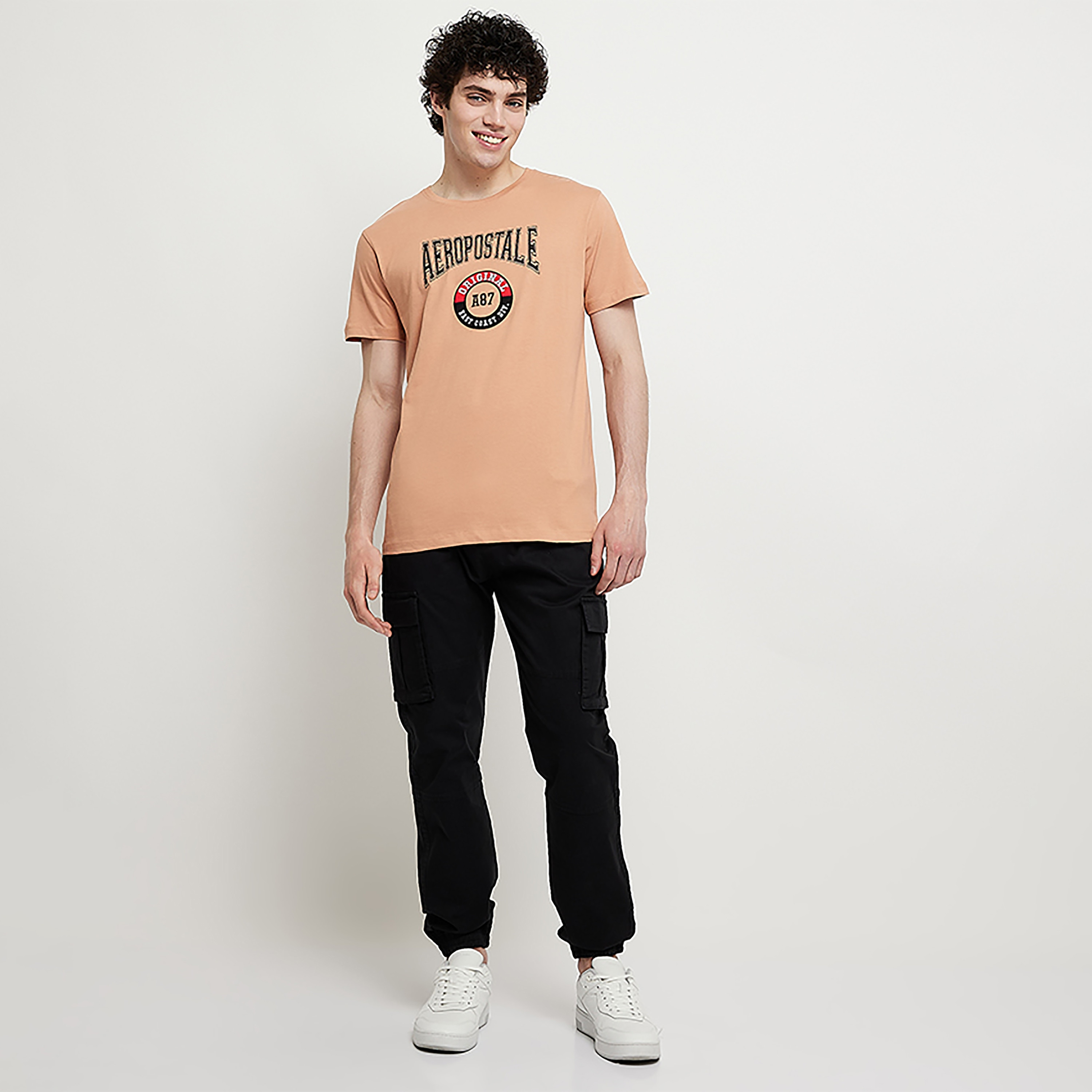 Aeropostale Logo Crew Neck Short Sleeves T-Shirt-men-clothing-tshirtsandpolos-tshirts-image-2