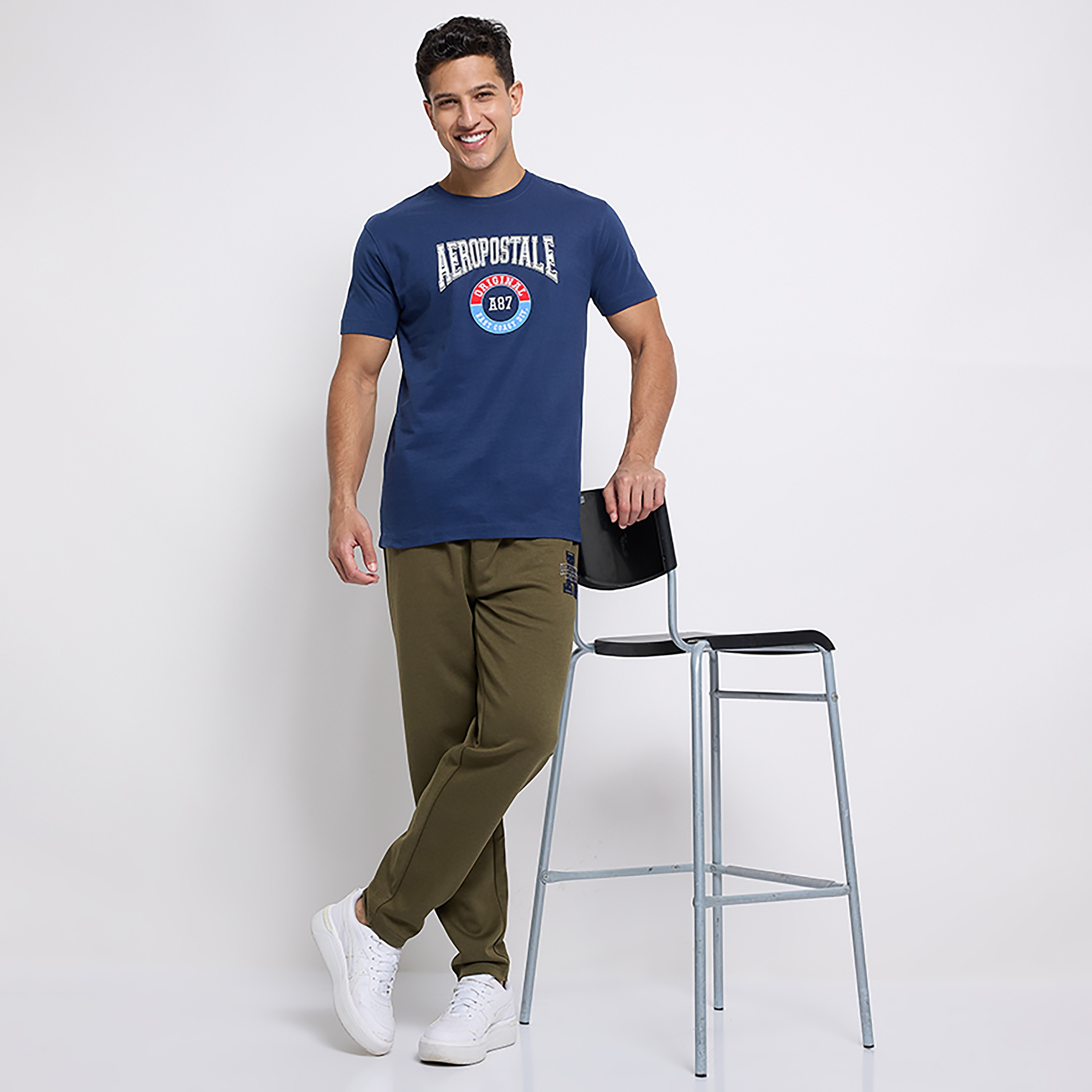 تي شيرت من ايروبوستال بأكمام قصيرة و ياقة مستديرة مع شعار-men-clothing-tshirtsandpolos-tshirts-image-6