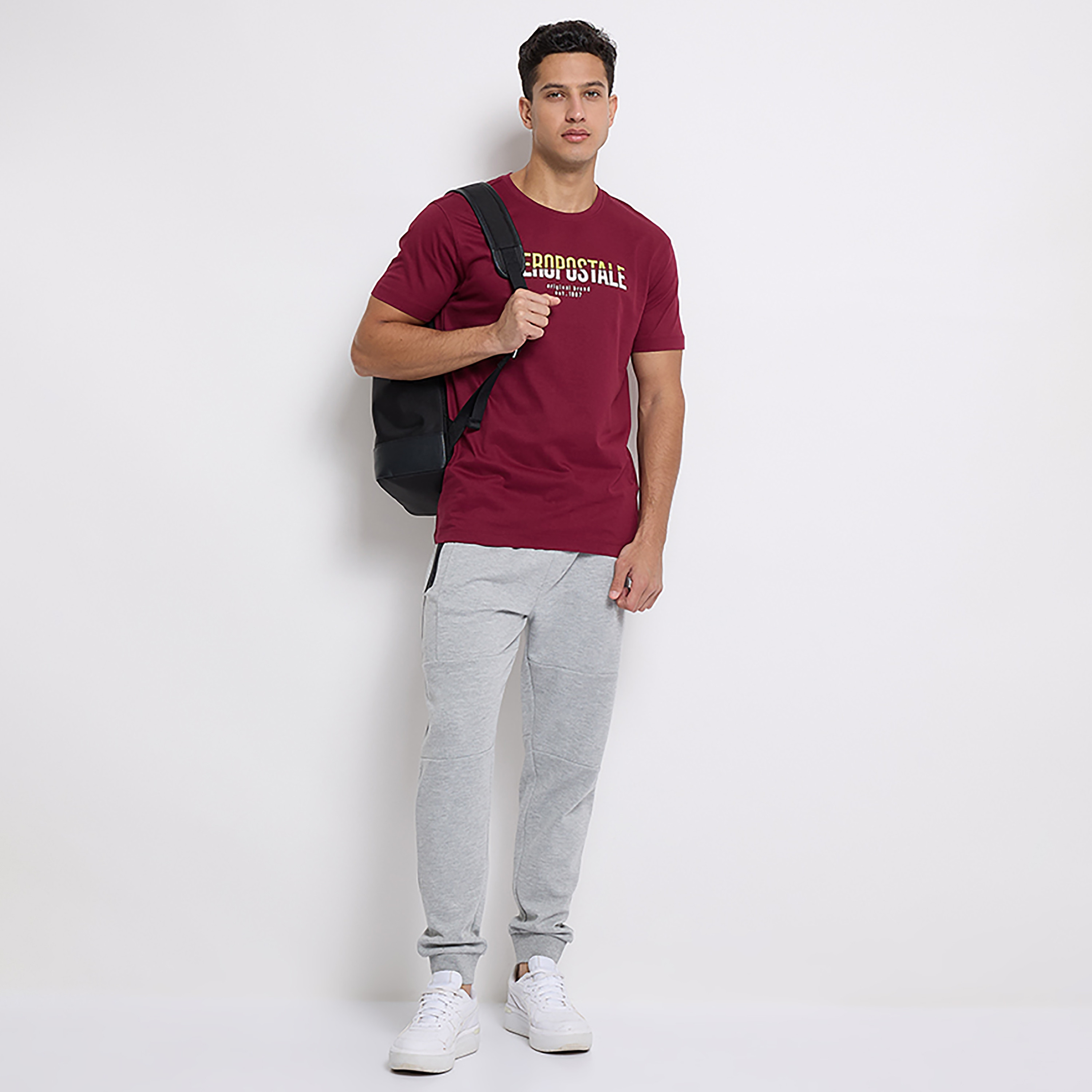 Aeropostale Logo Embroidered Crew Neck Short Sleeves T-Shirt-men-clothing-tshirtsandpolos-tshirts-image-2