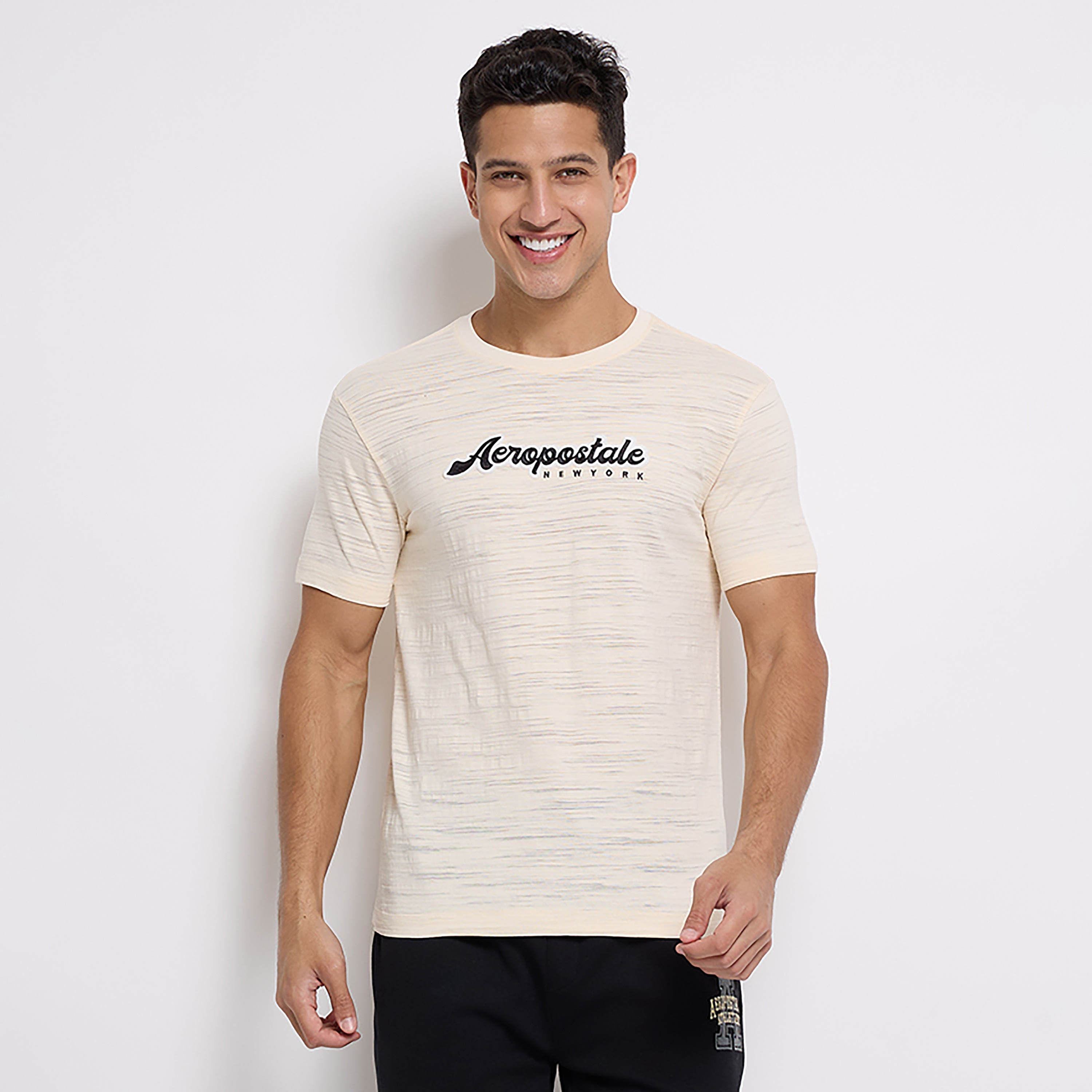 Aeropostale Logo Crew Neck Short Sleeves T-Shirt-men-clothing-tshirtsandpolos-tshirts-image-1