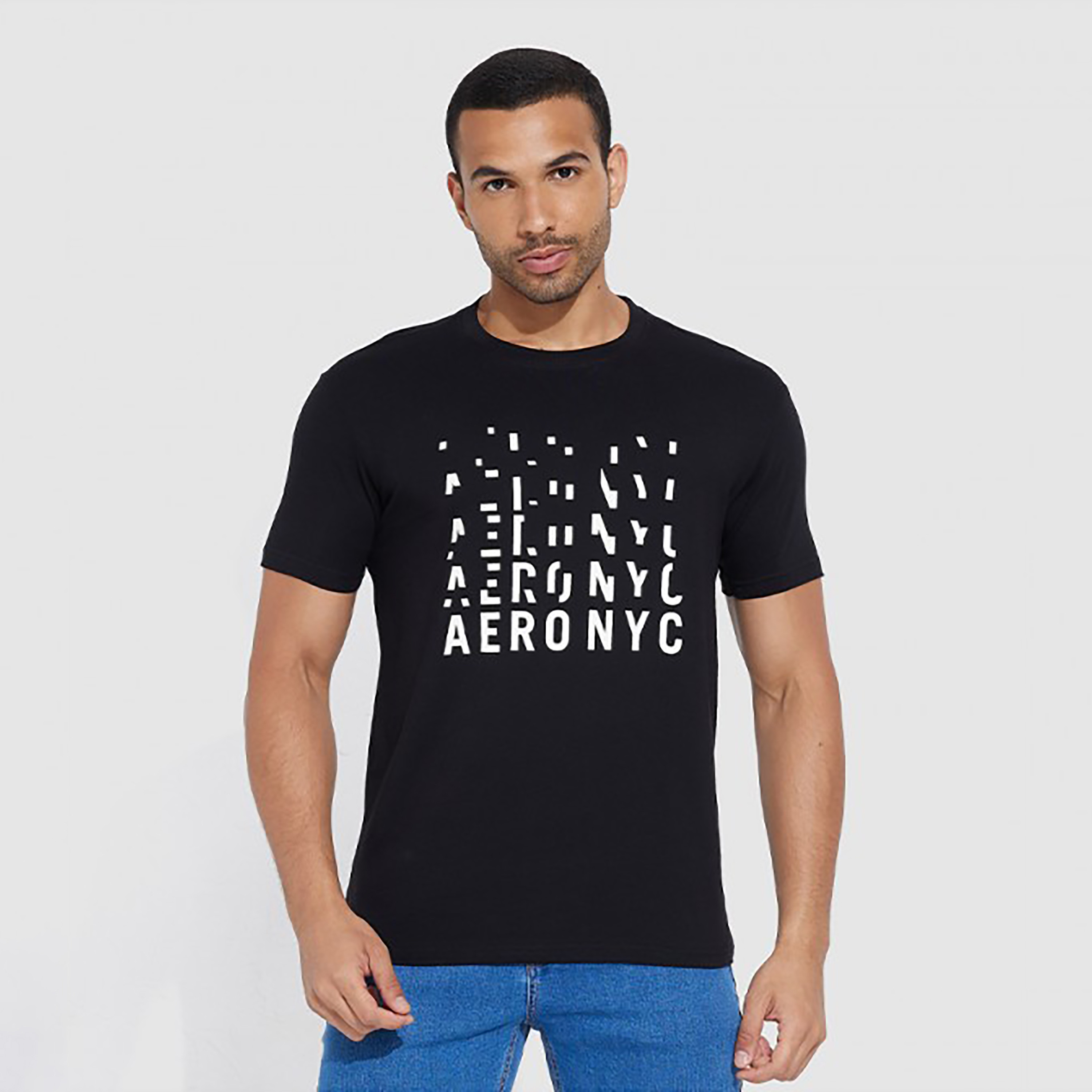تي شيرت من ايروبوستال بأكمام قصيرة و ياقة مستديرة مع طبعات-men-clothing-tshirtsandpolos-tshirts-image-5