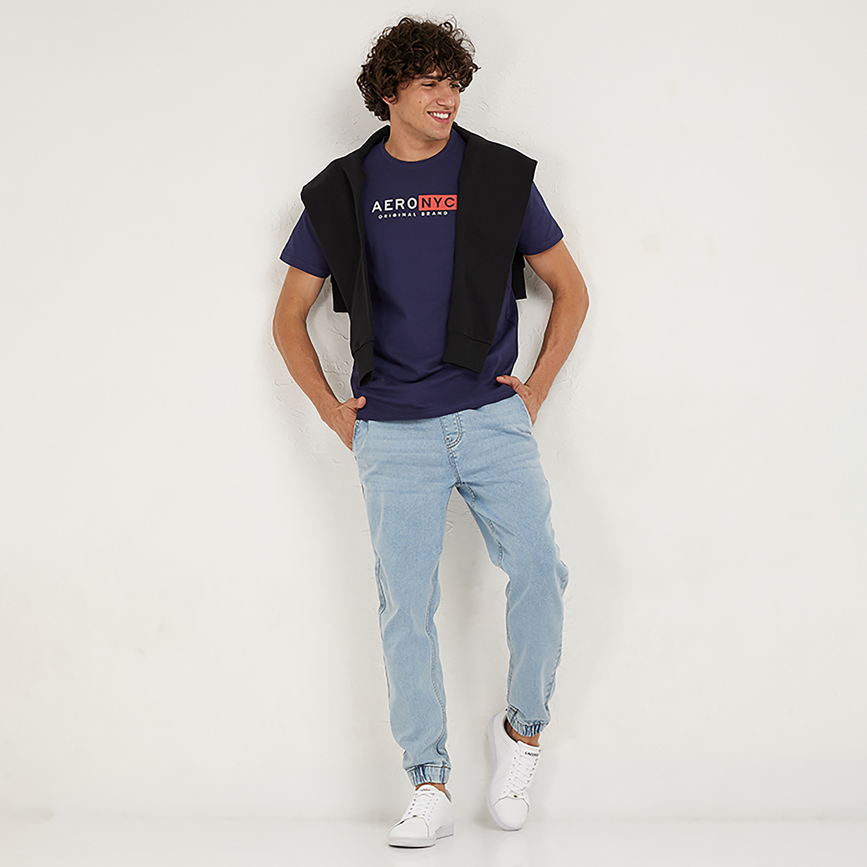 تي شيرت من ايروبوستال بأكمام قصيرة و ياقة مستديرة مع طبعات-men-clothing-tshirtsandpolos-tshirts-image-2