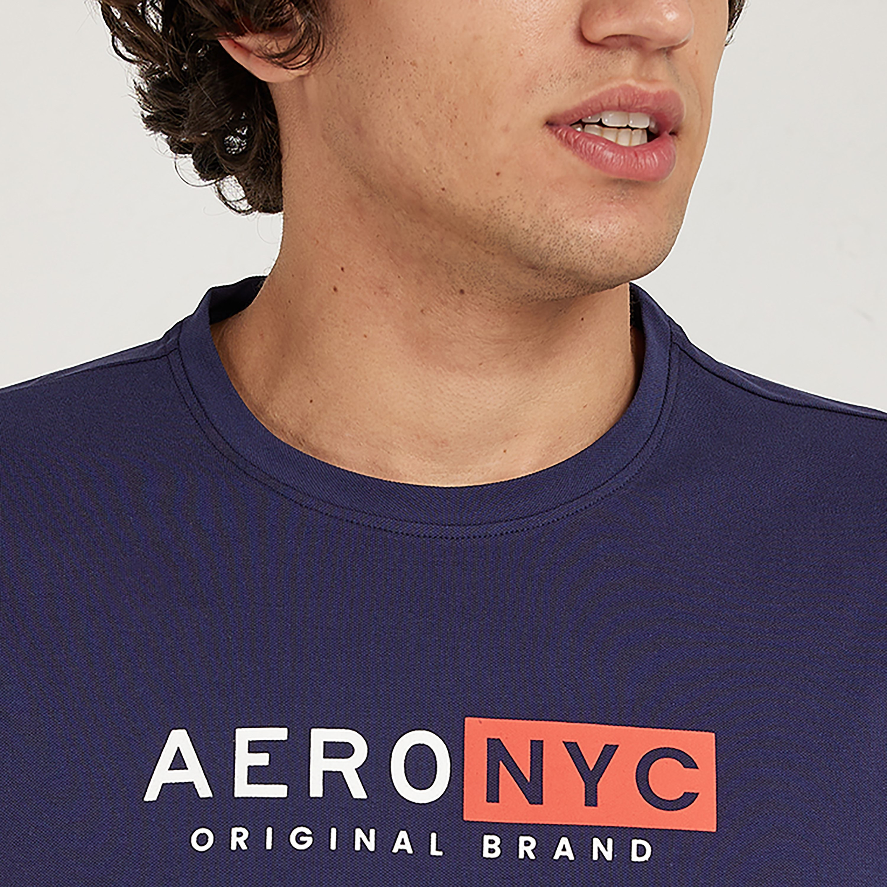تي شيرت من ايروبوستال بأكمام قصيرة و ياقة مستديرة مع طبعات-men-clothing-tshirtsandpolos-tshirts-image-3