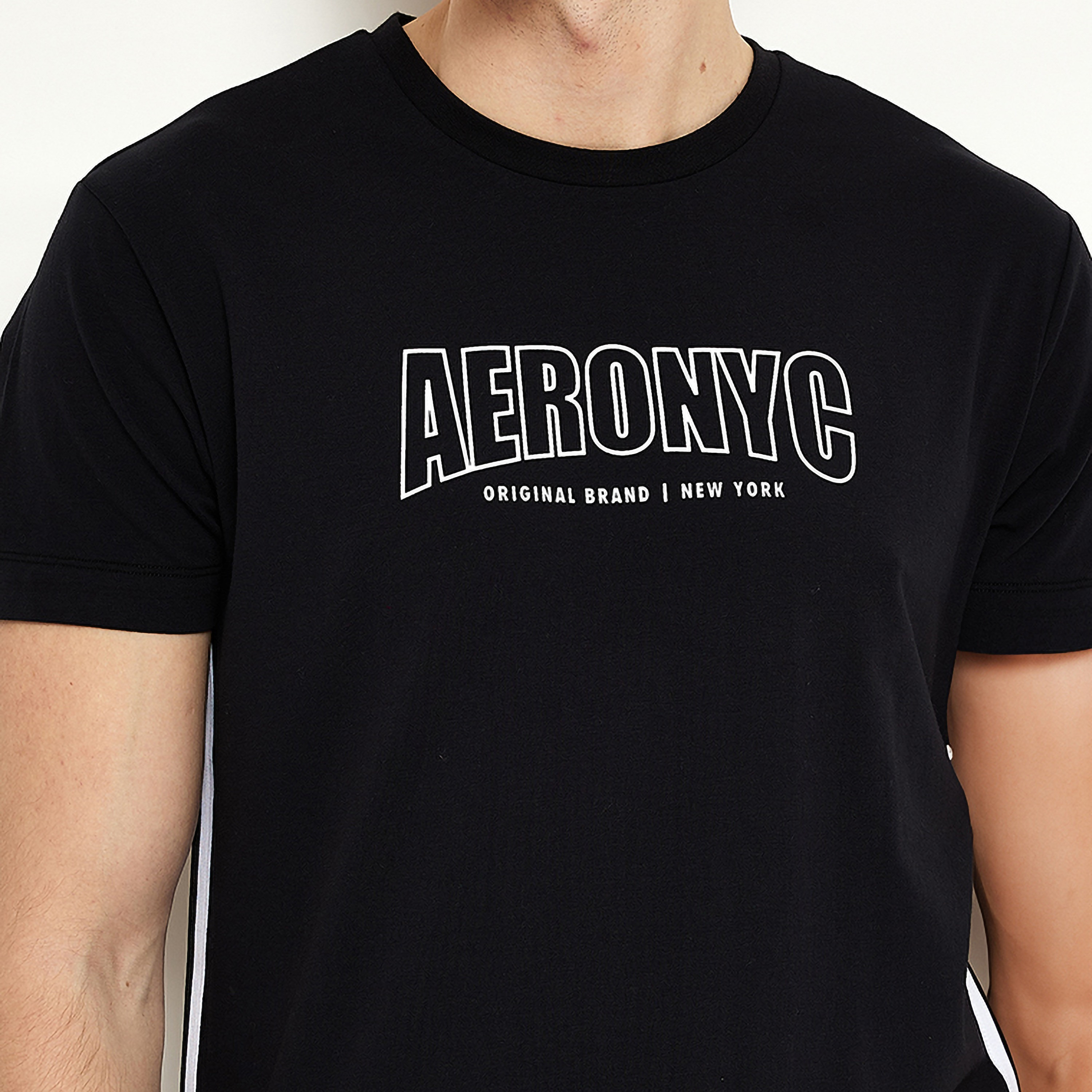 تي شيرت من ايروبوستال بأكمام قصيرة و ياقة مستديرة مع طبعات-men-clothing-tshirtsandpolos-tshirts-image-3