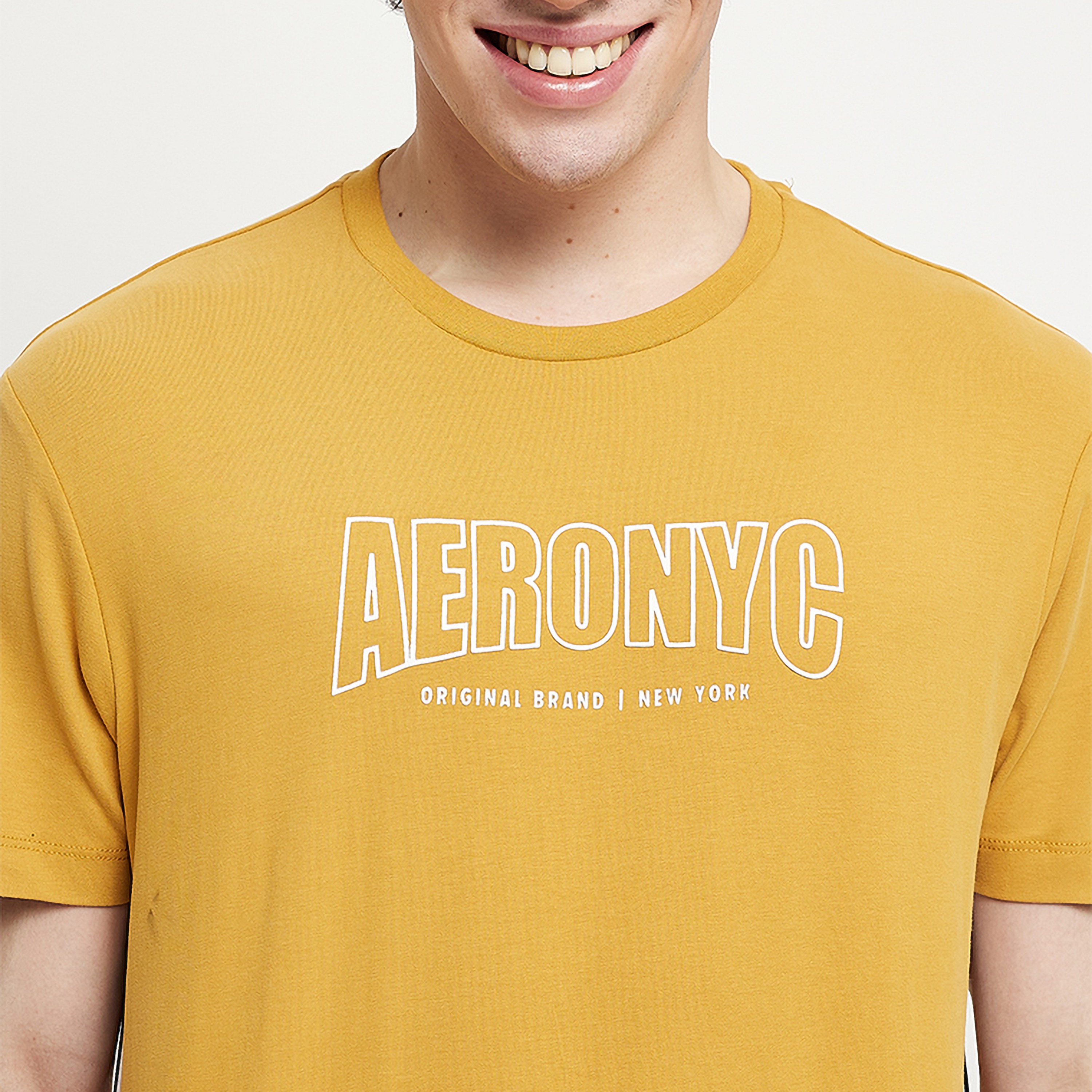 تي شيرت من ايروبوستال بأكمام قصيرة و ياقة مستديرة مع طبعات-men-clothing-tshirtsandpolos-tshirts-image-7
