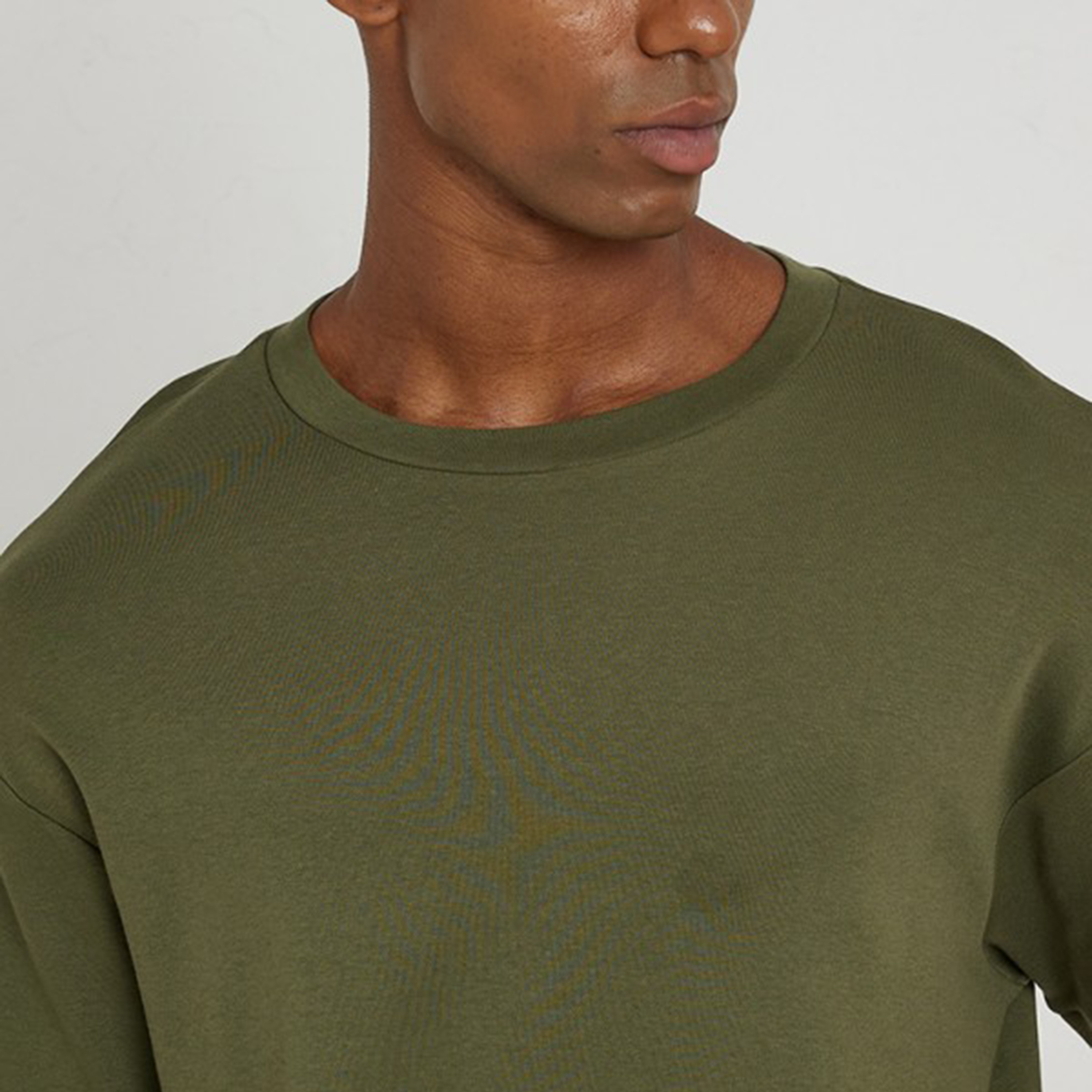 تي شيرت من ايروبوستال بأكمام قصيرة و ياقة مستديرة سادة-men-clothing-tshirtsandpolos-tshirts-image-3
