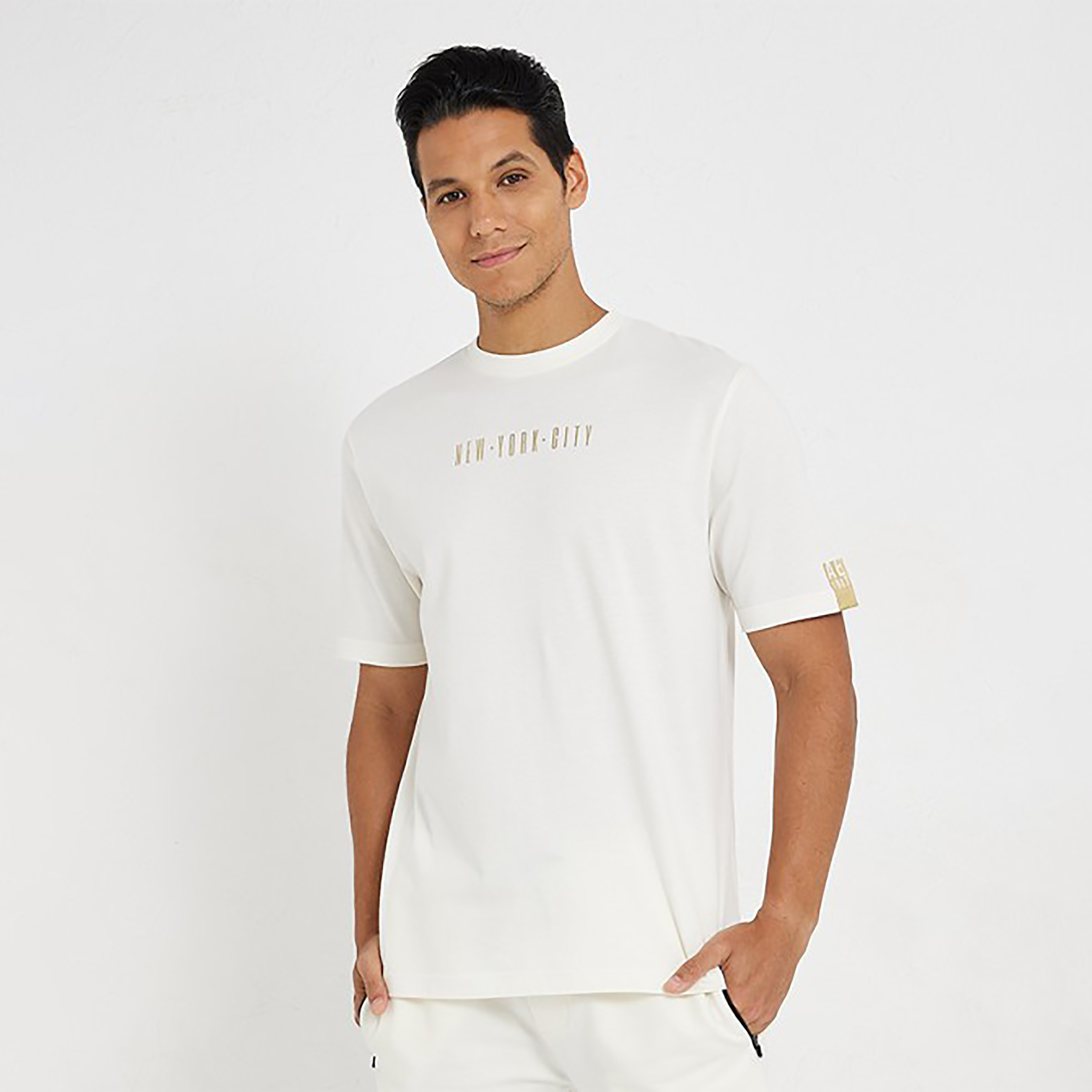 تي شيرت من ايروبوستال بأكمام قصيرة و ياقة مستديرة مع طبعات-men-clothing-tshirtsandpolos-tshirts-image-1