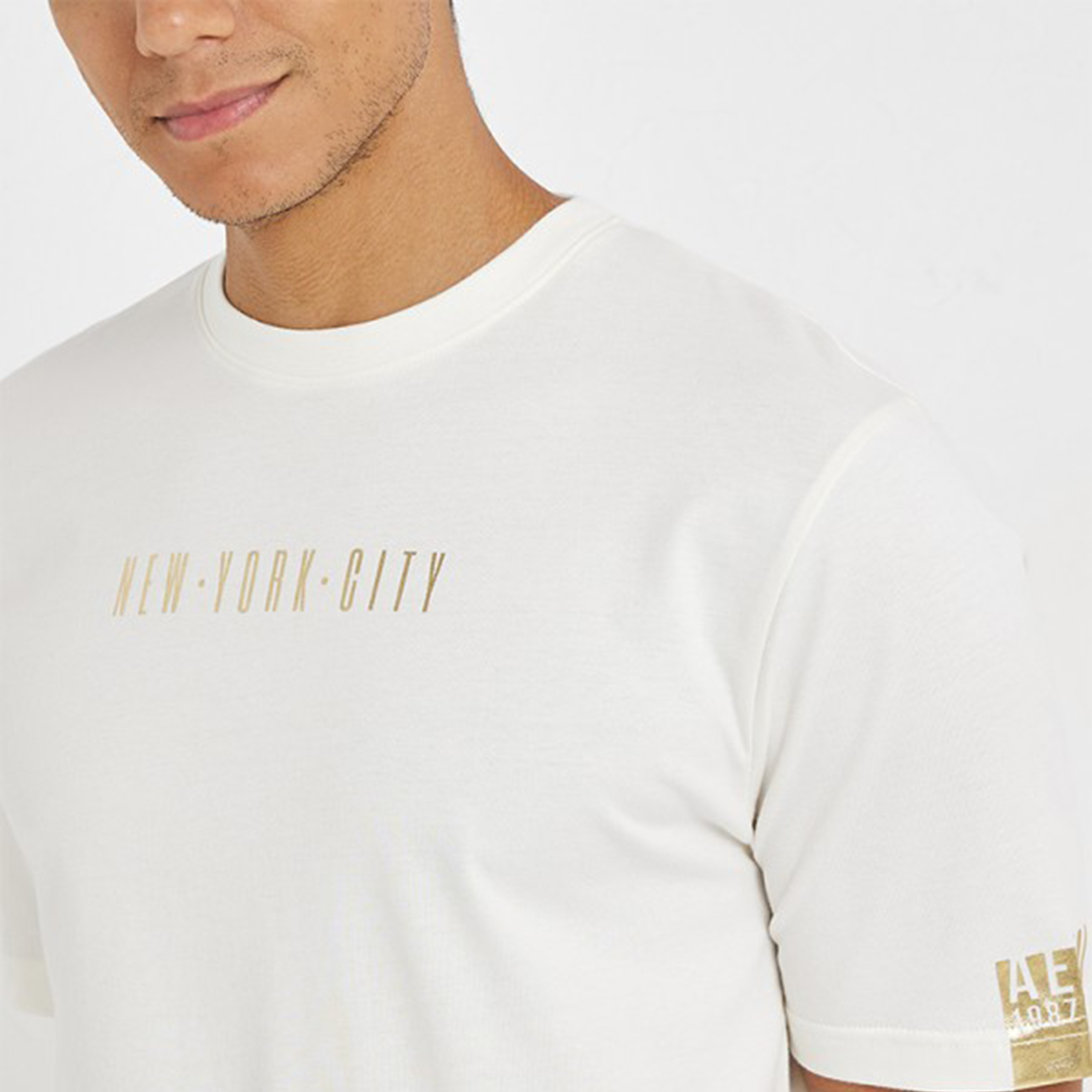 تي شيرت من ايروبوستال بأكمام قصيرة و ياقة مستديرة مع طبعات-men-clothing-tshirtsandpolos-tshirts-image-3