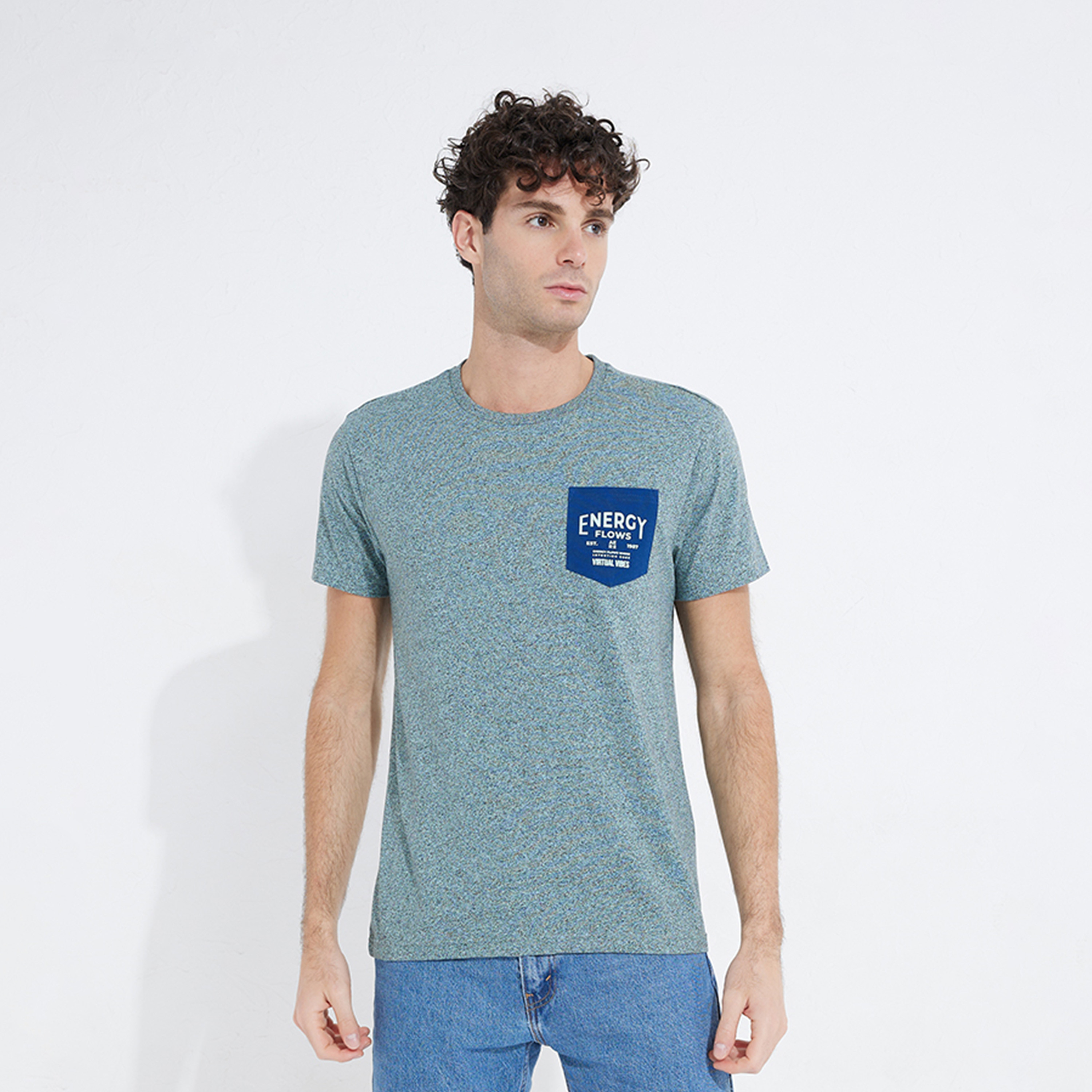 Aeropostale Men's Textured Crew Neck Short Sleeves T-shirt-men-clothing-tshirtsandpolos-tshirts-image-1