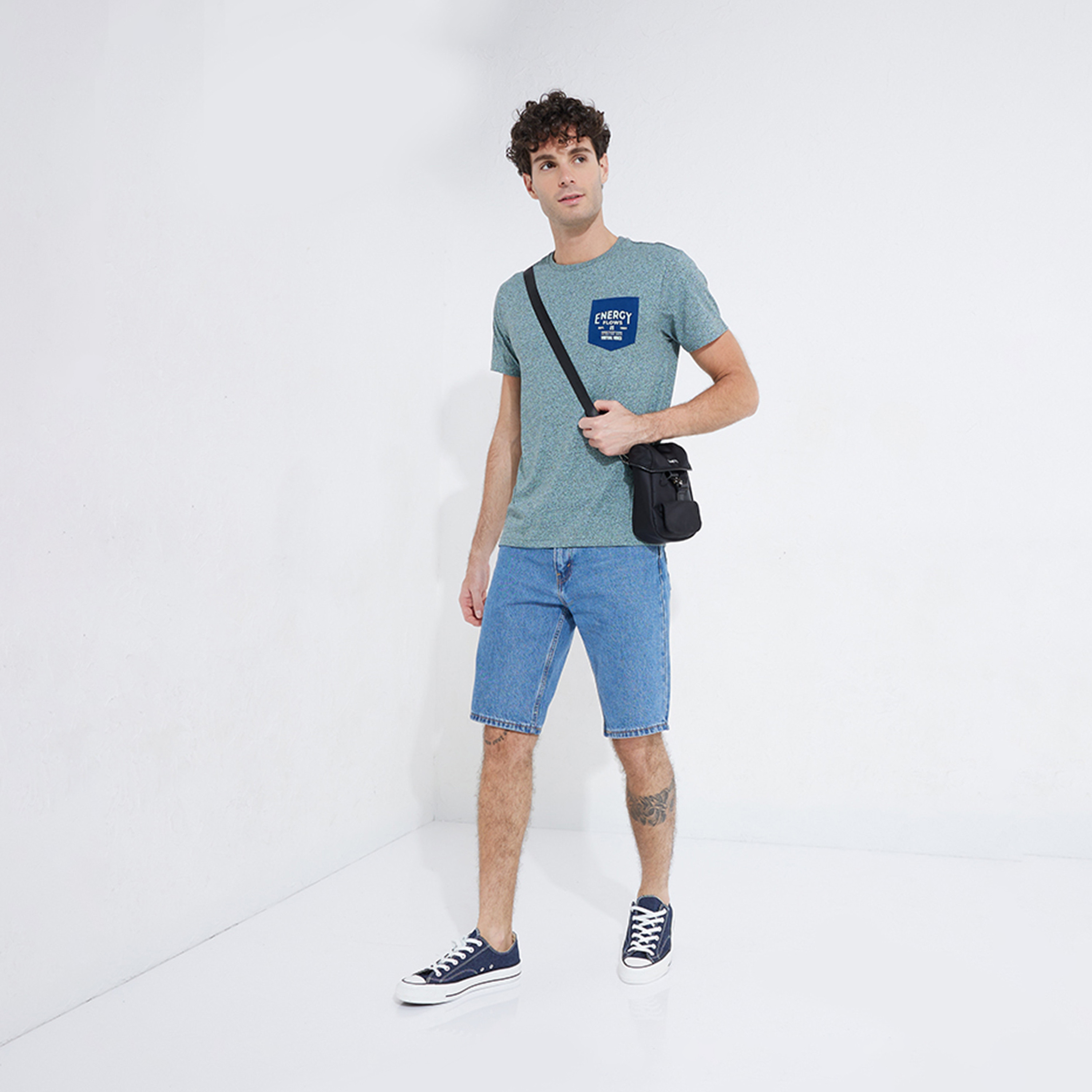 Aeropostale Men's Textured Crew Neck Short Sleeves T-shirt-men-clothing-tshirtsandpolos-tshirts-image-2