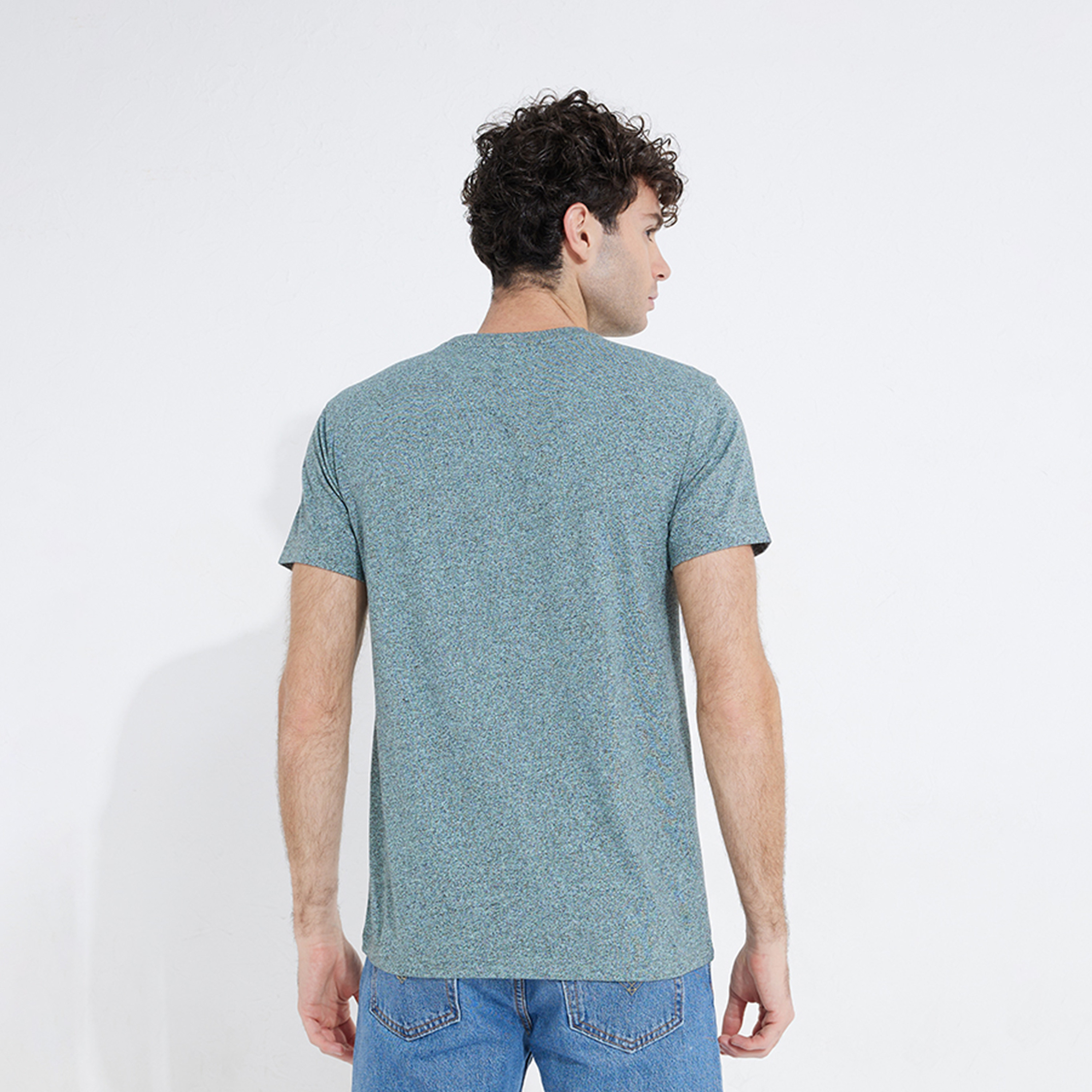 Aeropostale Men's Textured Crew Neck Short Sleeves T-shirt-men-clothing-tshirtsandpolos-tshirts-image-4