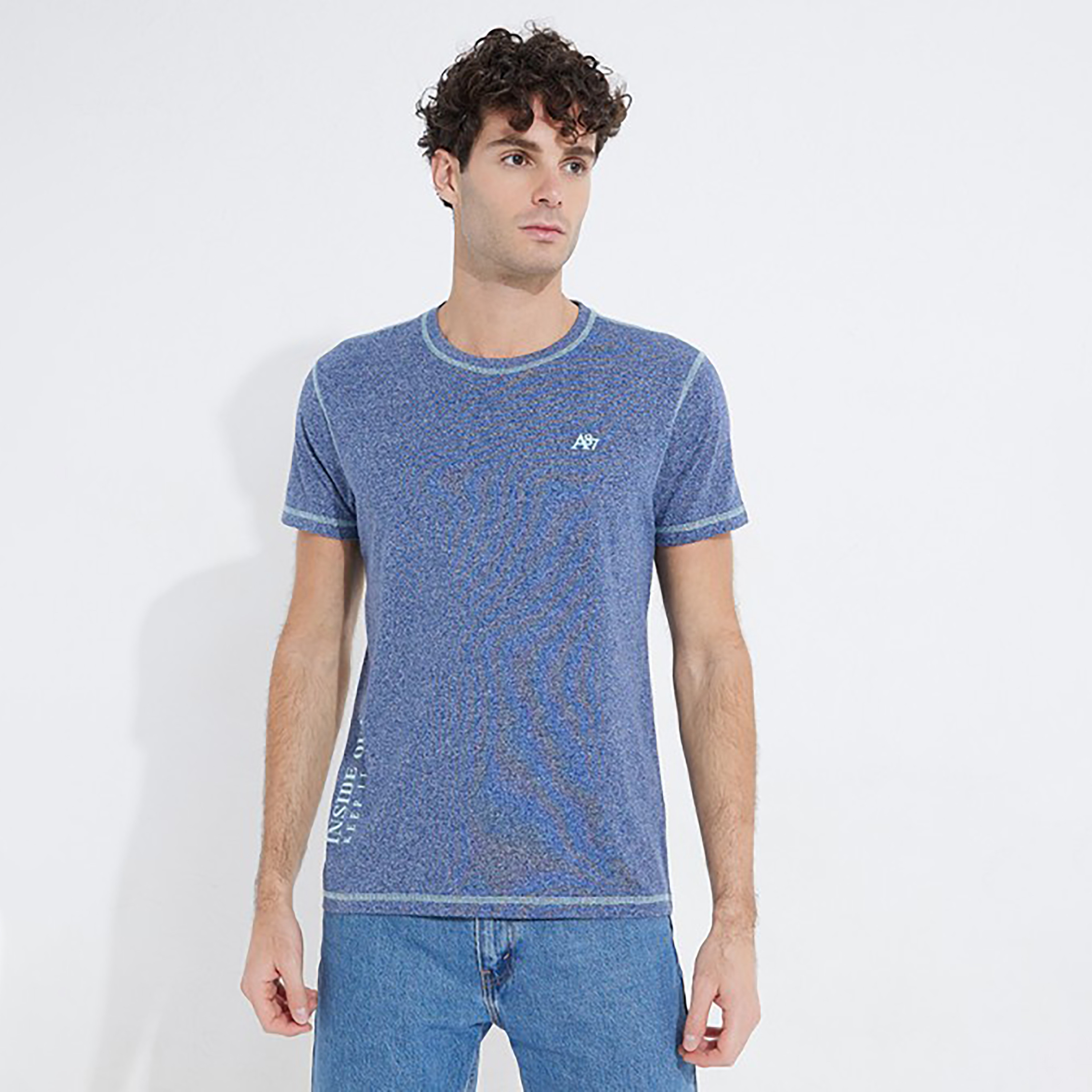 Aeropostale Plain Crew Neck Short Sleeves T-Shirt-men-clothing-tshirtsandpolos-tshirts-image-1