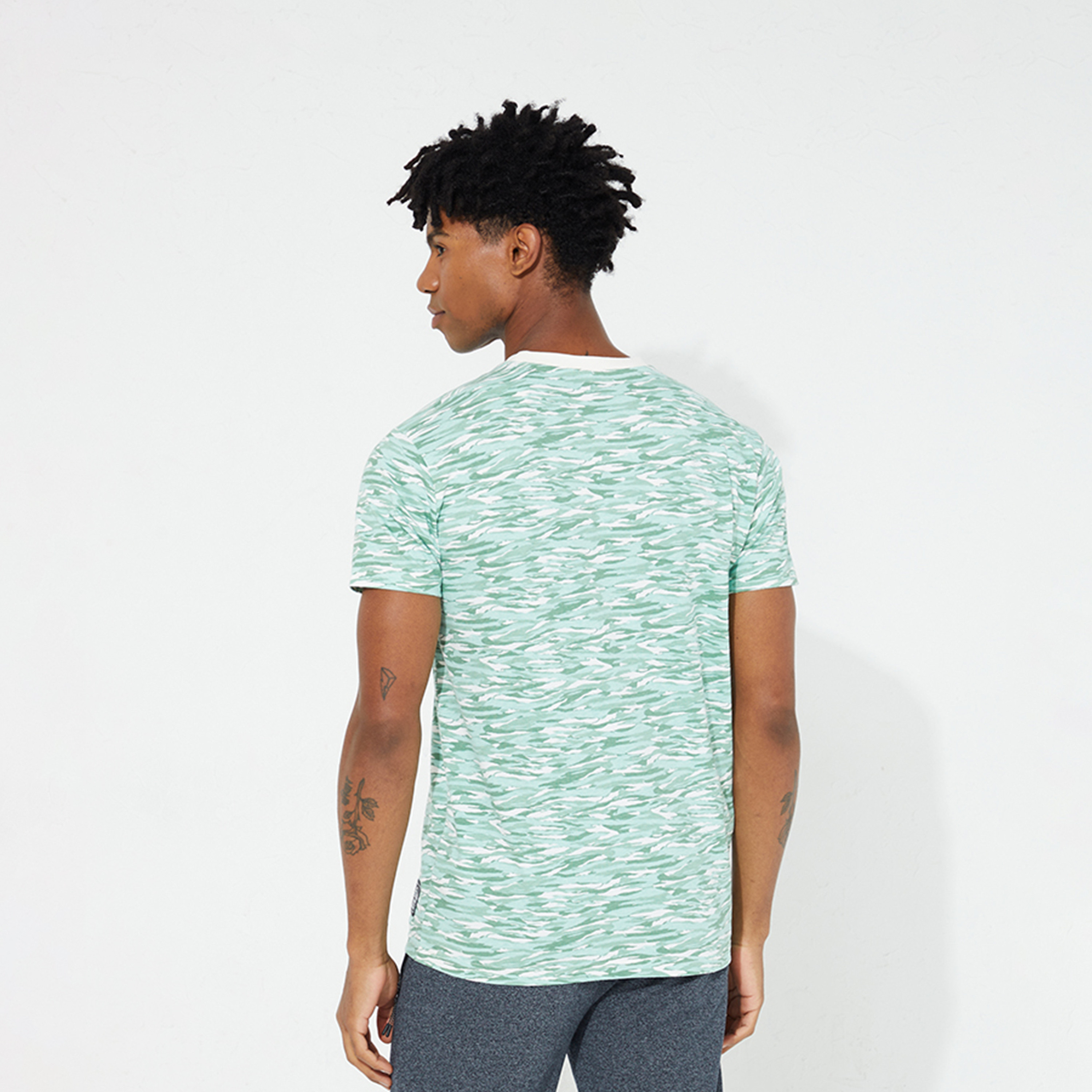 ايروبوستيل- تي شيرت رجالي مطبوع برقبة دائرية وأكمام قصيرة-men-clothing-tshirtsandpolos-tshirts-image-4