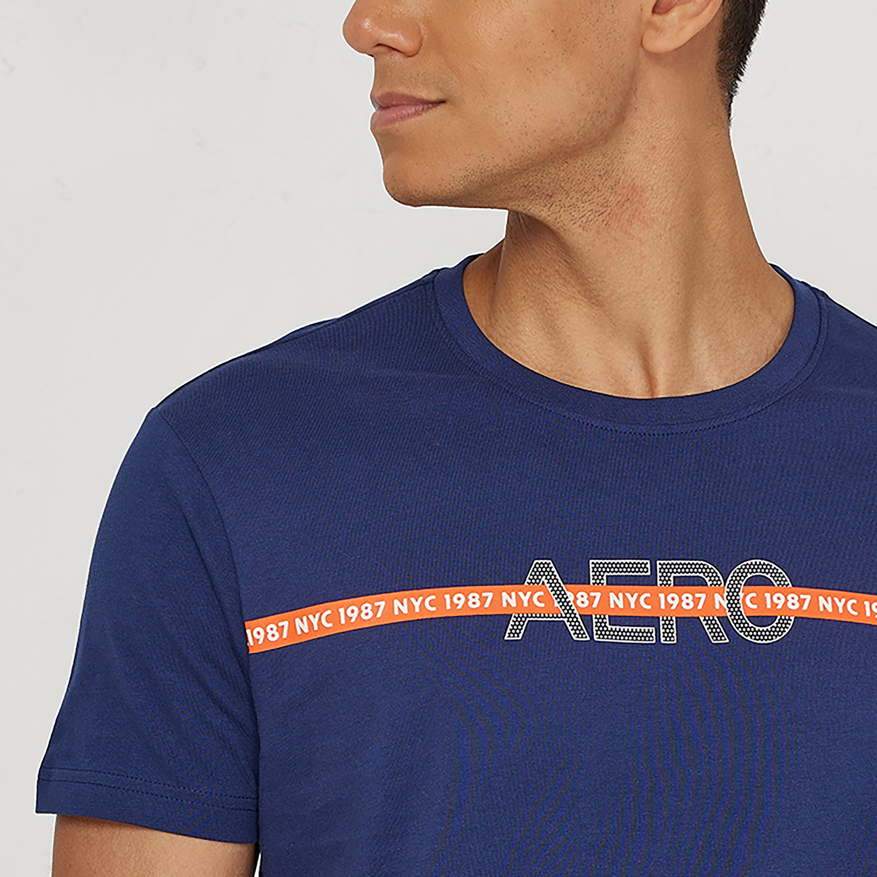 تي شيرت من ايروبوستال بأكمام قصيرة و ياقة مستديرة مع شعار بطبعات-men-clothing-tshirtsandpolos-tshirts-image-3