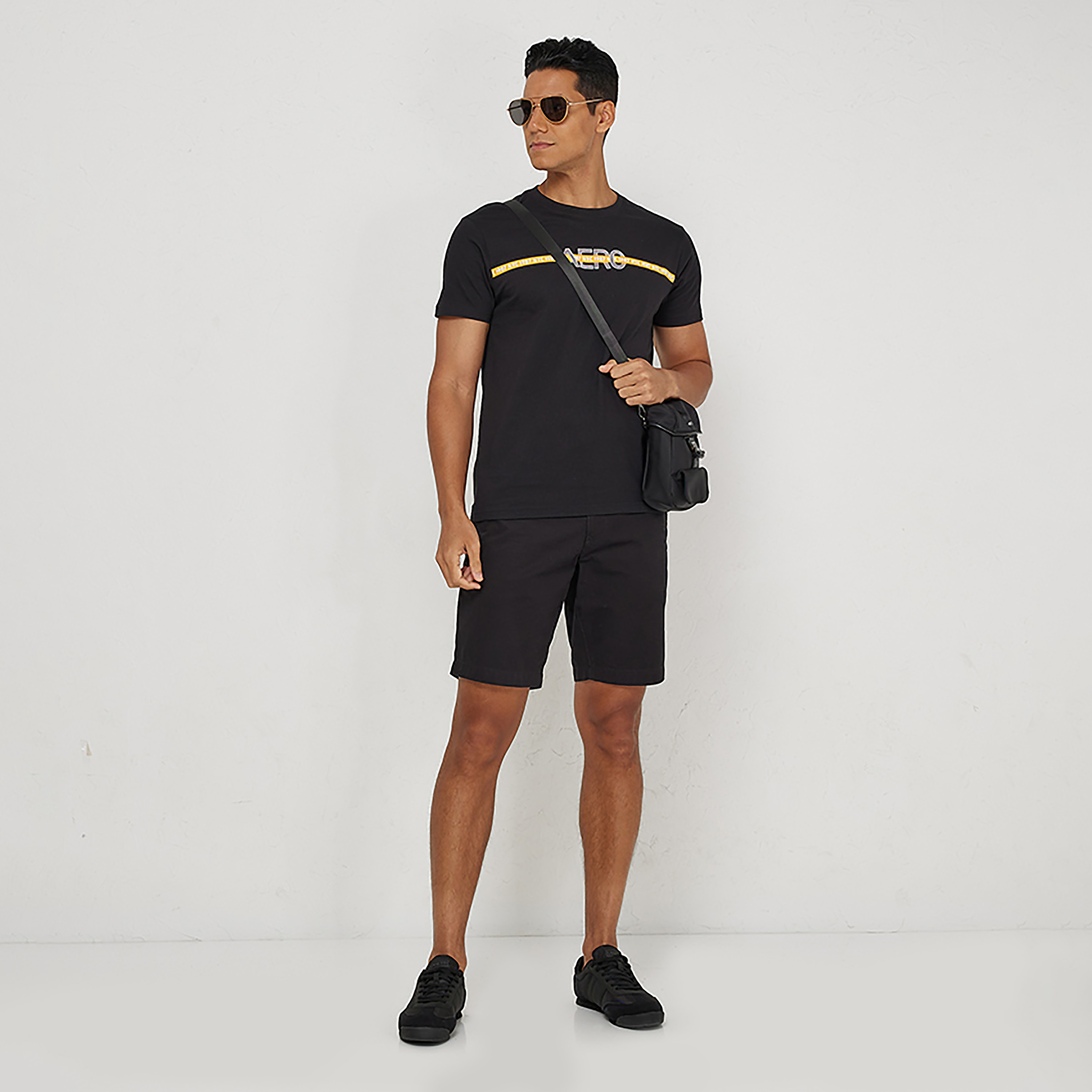 تي شيرت من ايروبوستال بأكمام قصيرة و ياقة مستديرة مع شعار بطبعات-men-clothing-tshirtsandpolos-tshirts-image-2