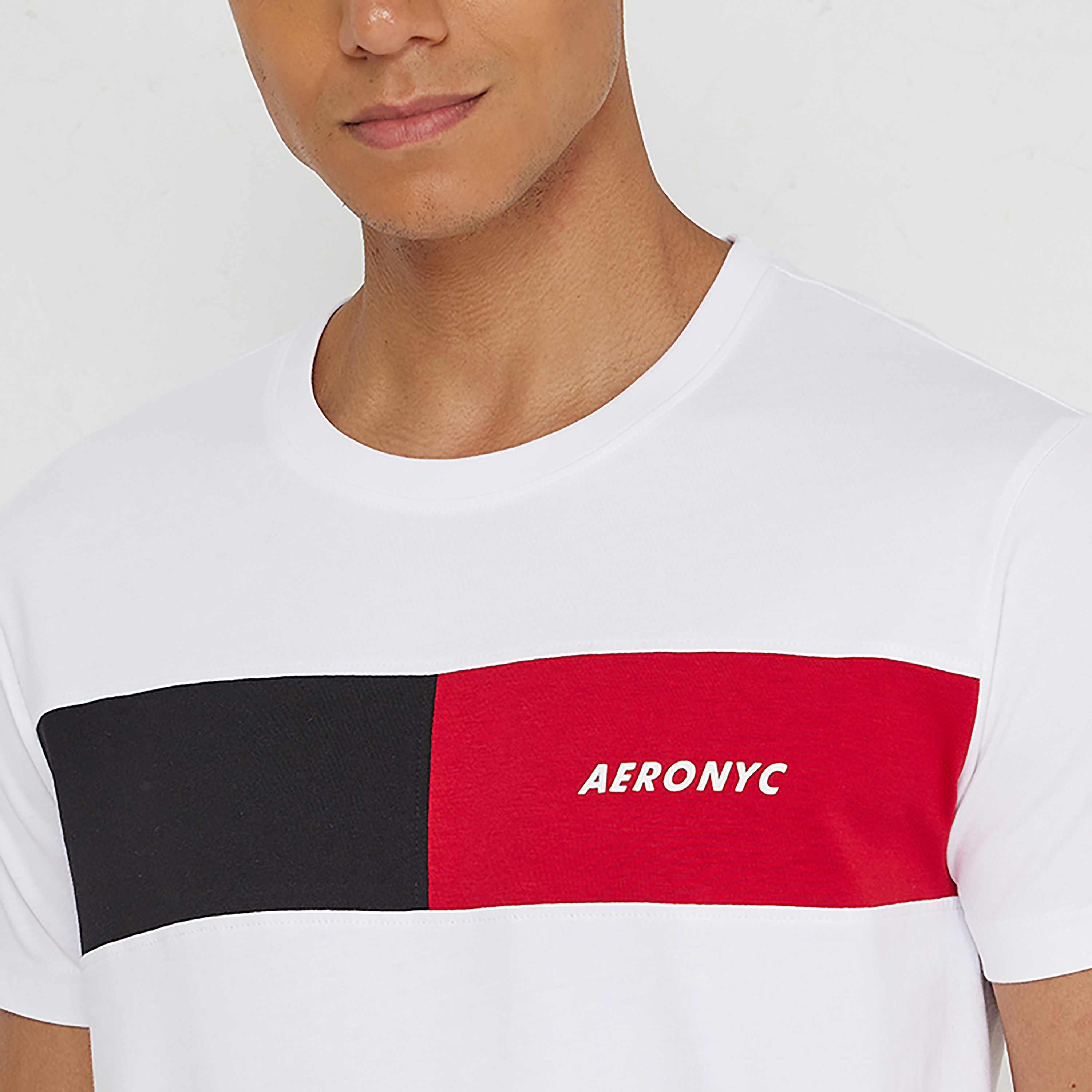 تي شيرت من ايروبوستال بأكمام قصيرة و ياقة مستديرة مع مزين-men-clothing-tshirtsandpolos-tshirts-image-3