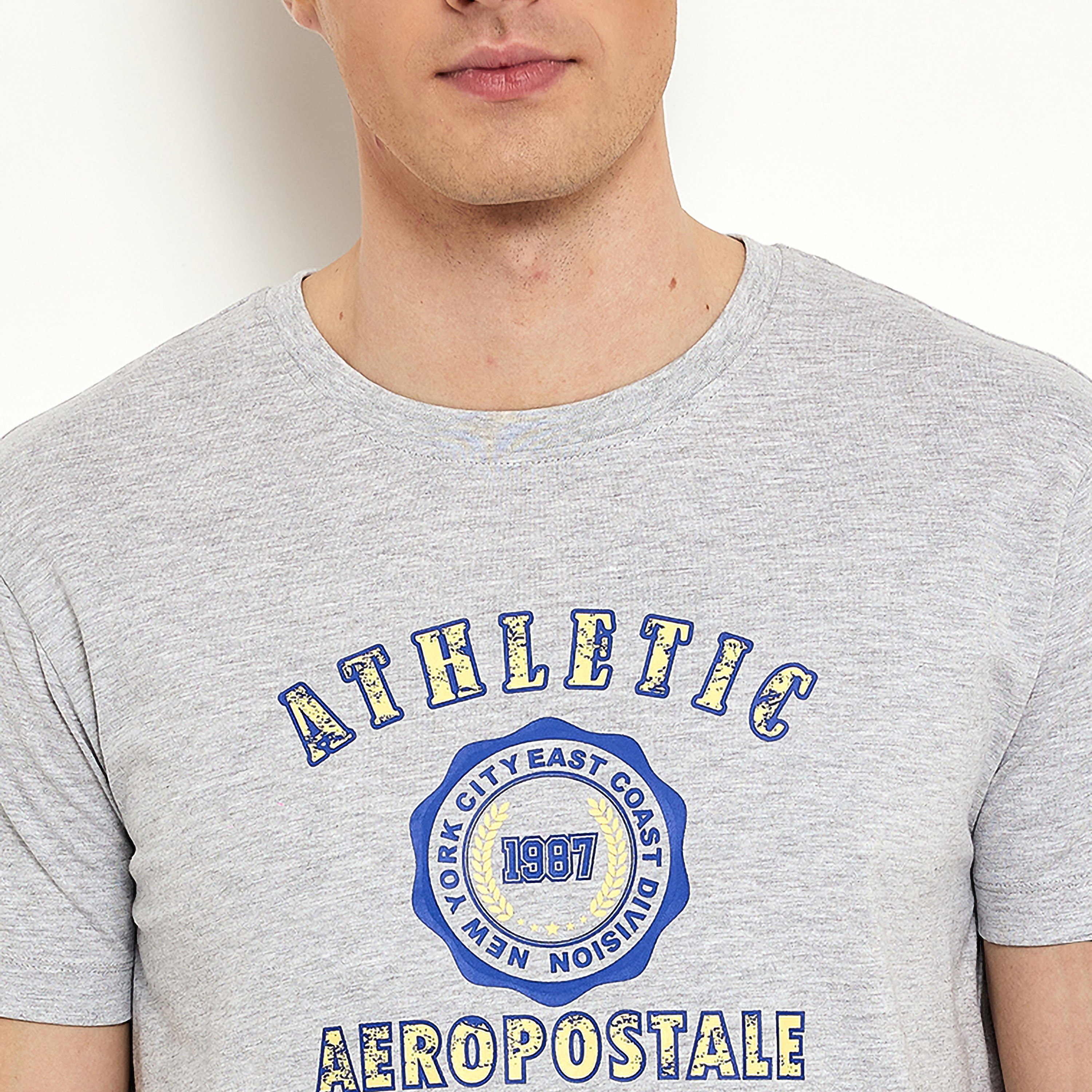 تي شيرت من ايروبوستال بأكمام قصيرة و ياقة مستديرة مع طبعات-men-clothing-tshirtsandpolos-tshirts-image-3