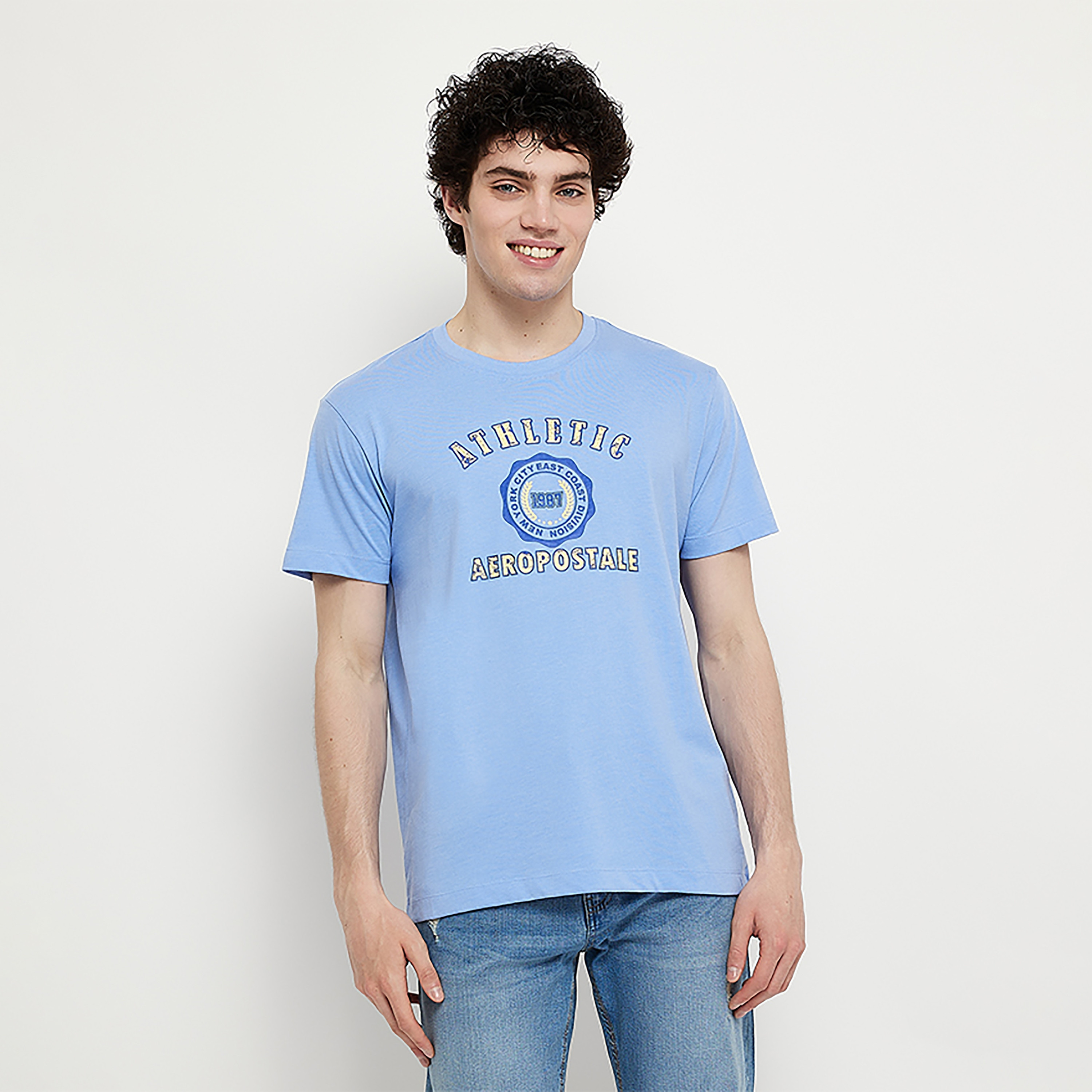 تي شيرت من ايروبوستال بأكمام قصيرة و ياقة مستديرة مع طبعات-men-clothing-tshirtsandpolos-tshirts-image-5