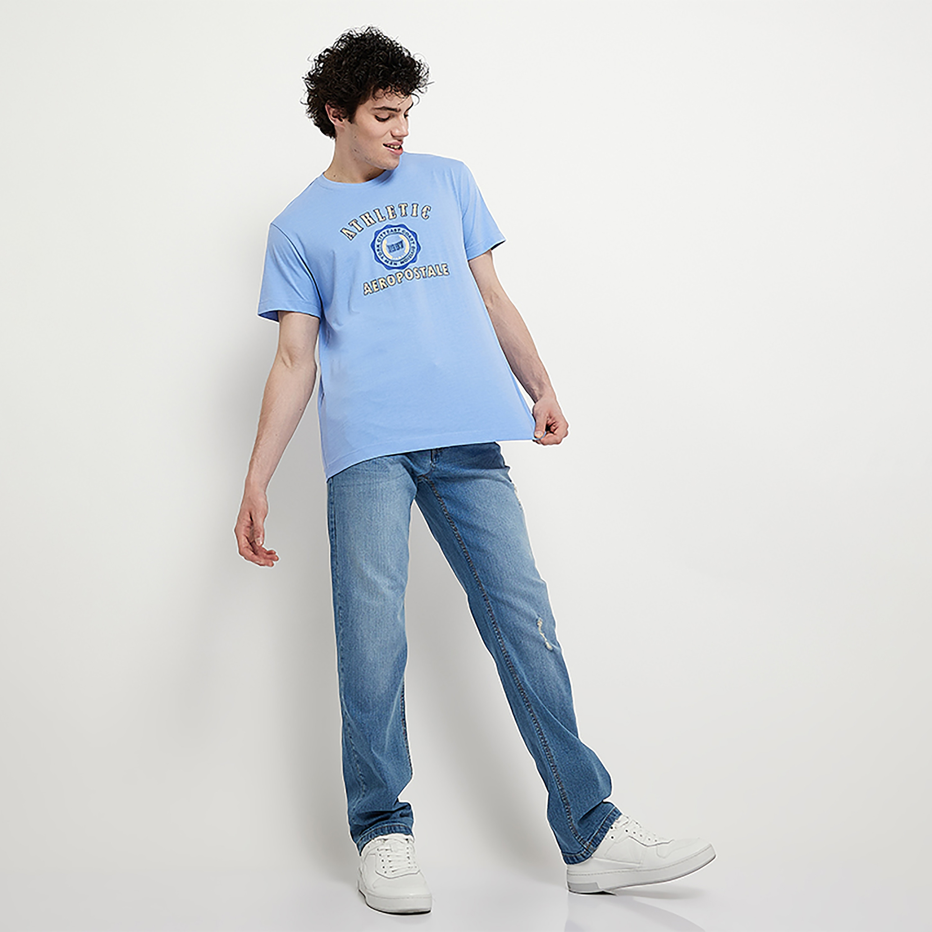 تي شيرت من ايروبوستال بأكمام قصيرة و ياقة مستديرة مع طبعات-men-clothing-tshirtsandpolos-tshirts-image-6